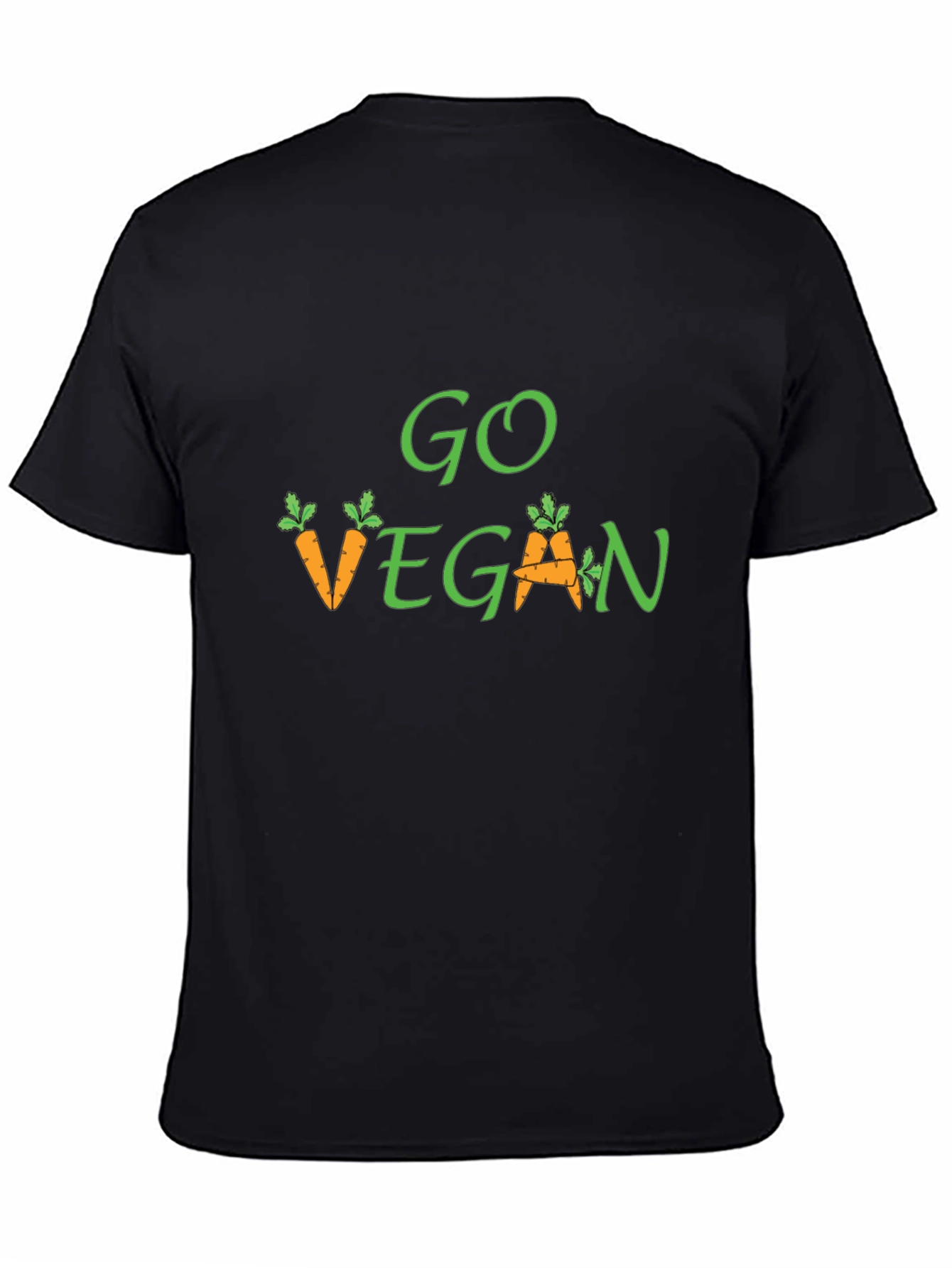 Go Vegan Carrot Graphic Tee