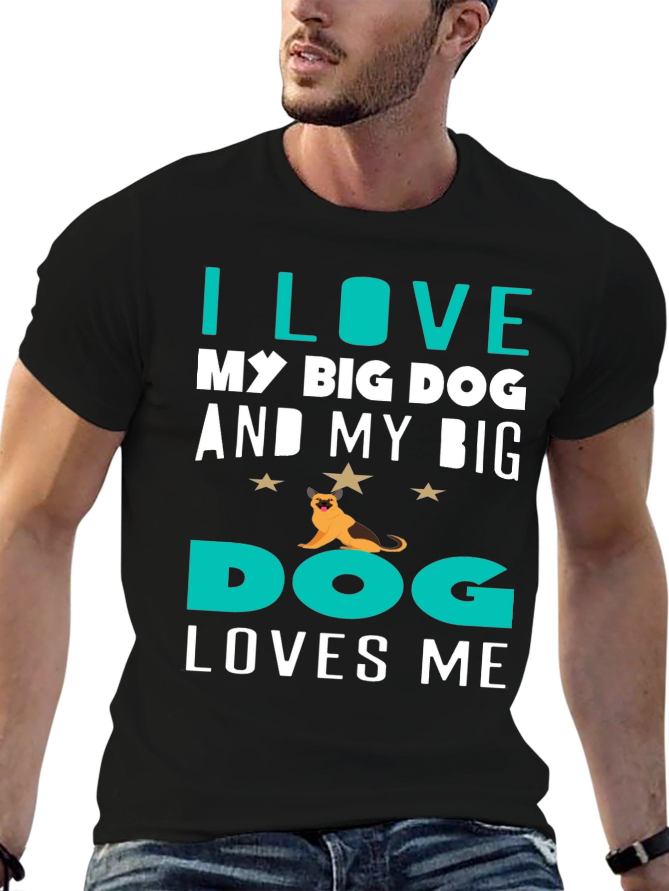 I Love My Big Dog T-Shirt