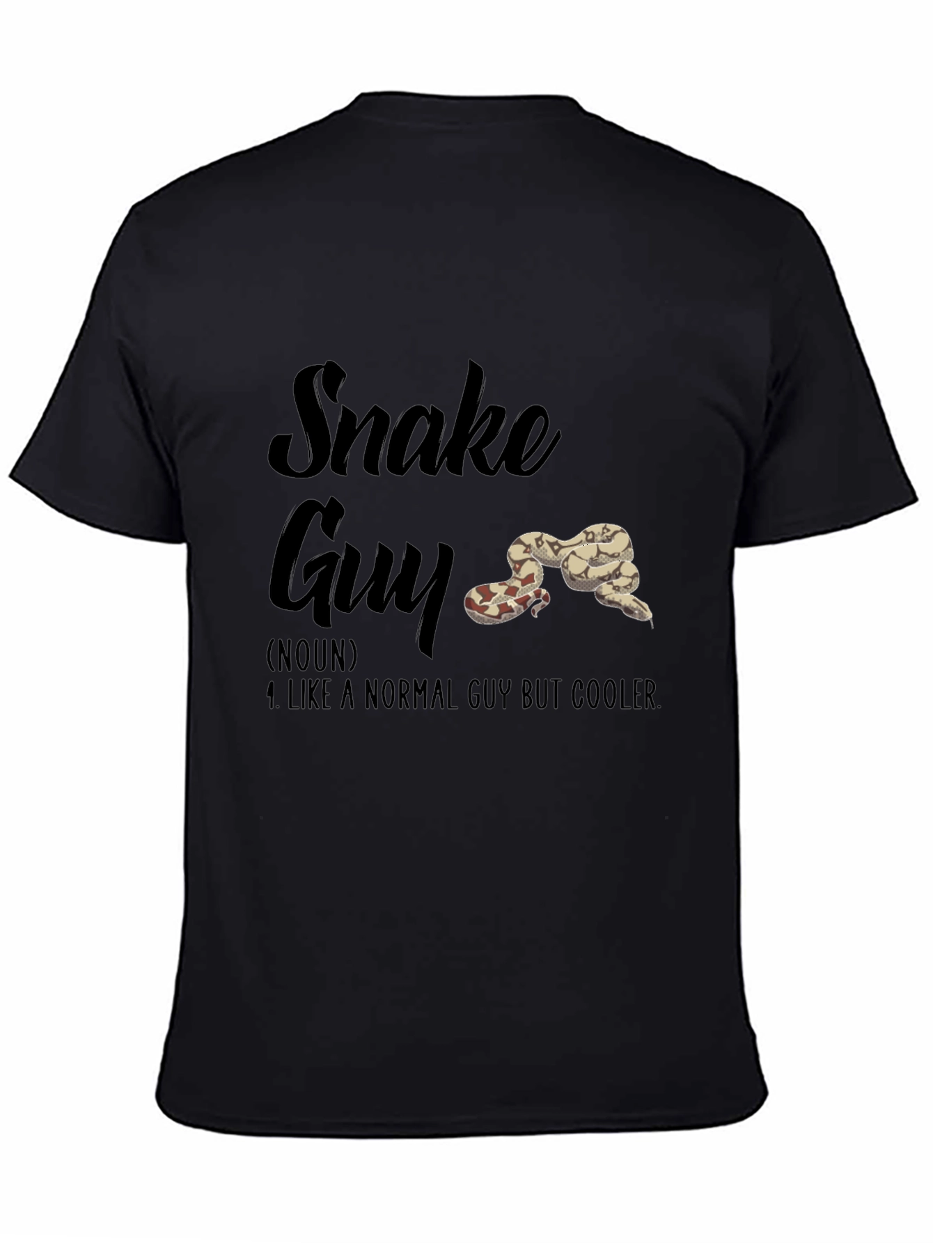 Snake Guy Novelty Graphic T-Shirt