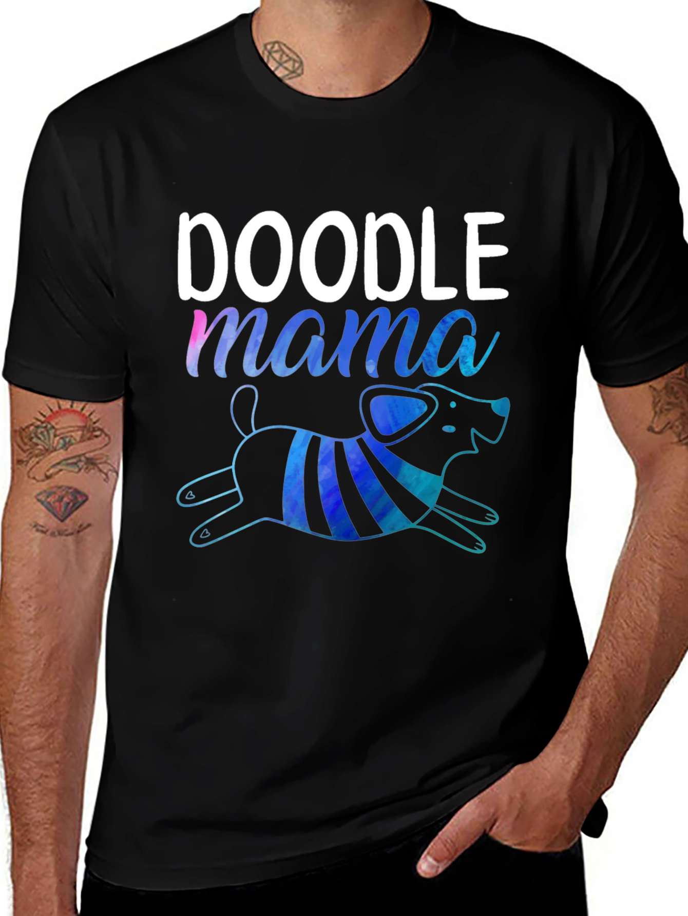 Doodle Mama Graphic T-Shirt - Cute Dog Lover Tee
