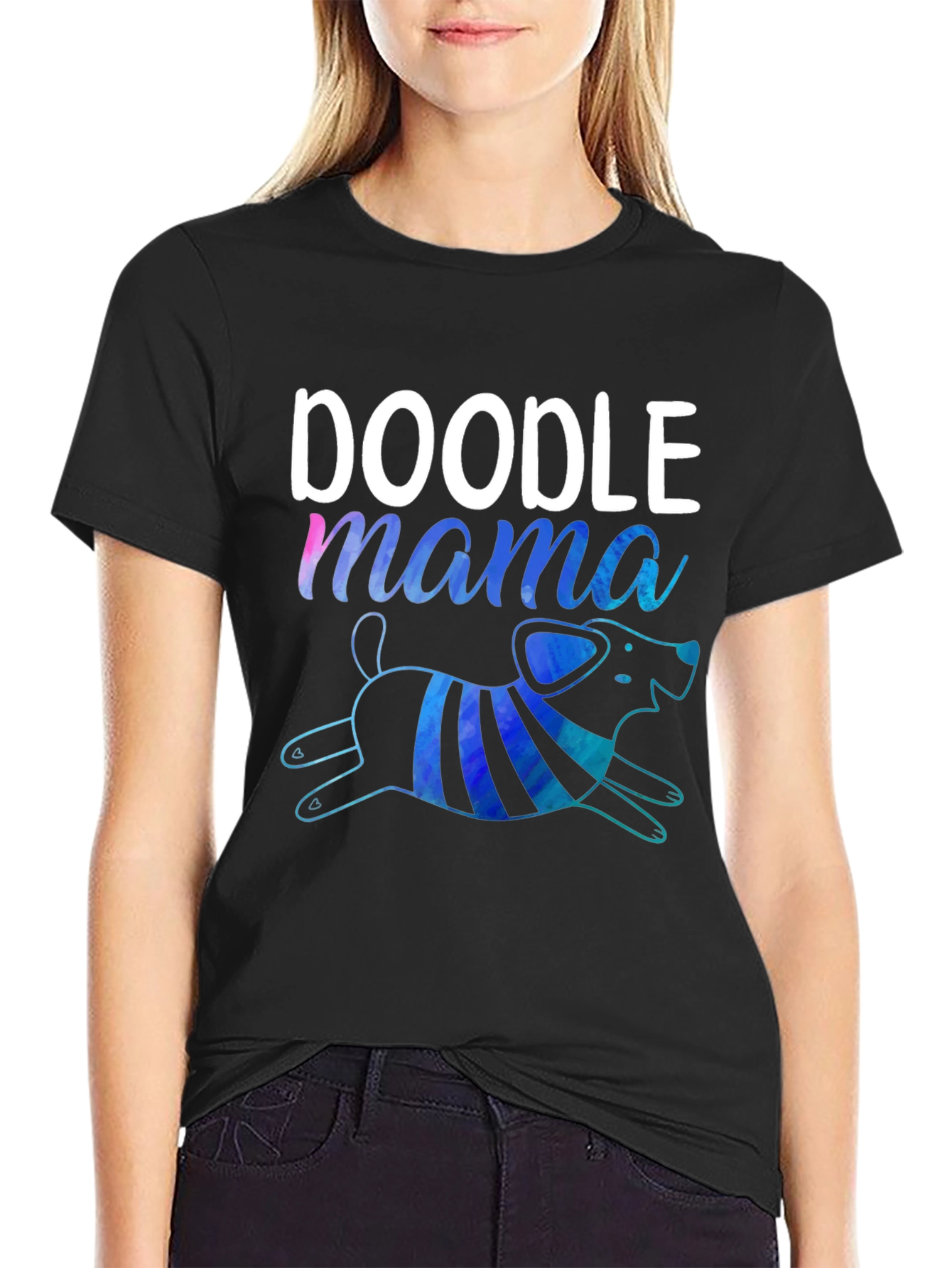 Doodle Mama Graphic T-Shirt - Cute Dog Lover Tee