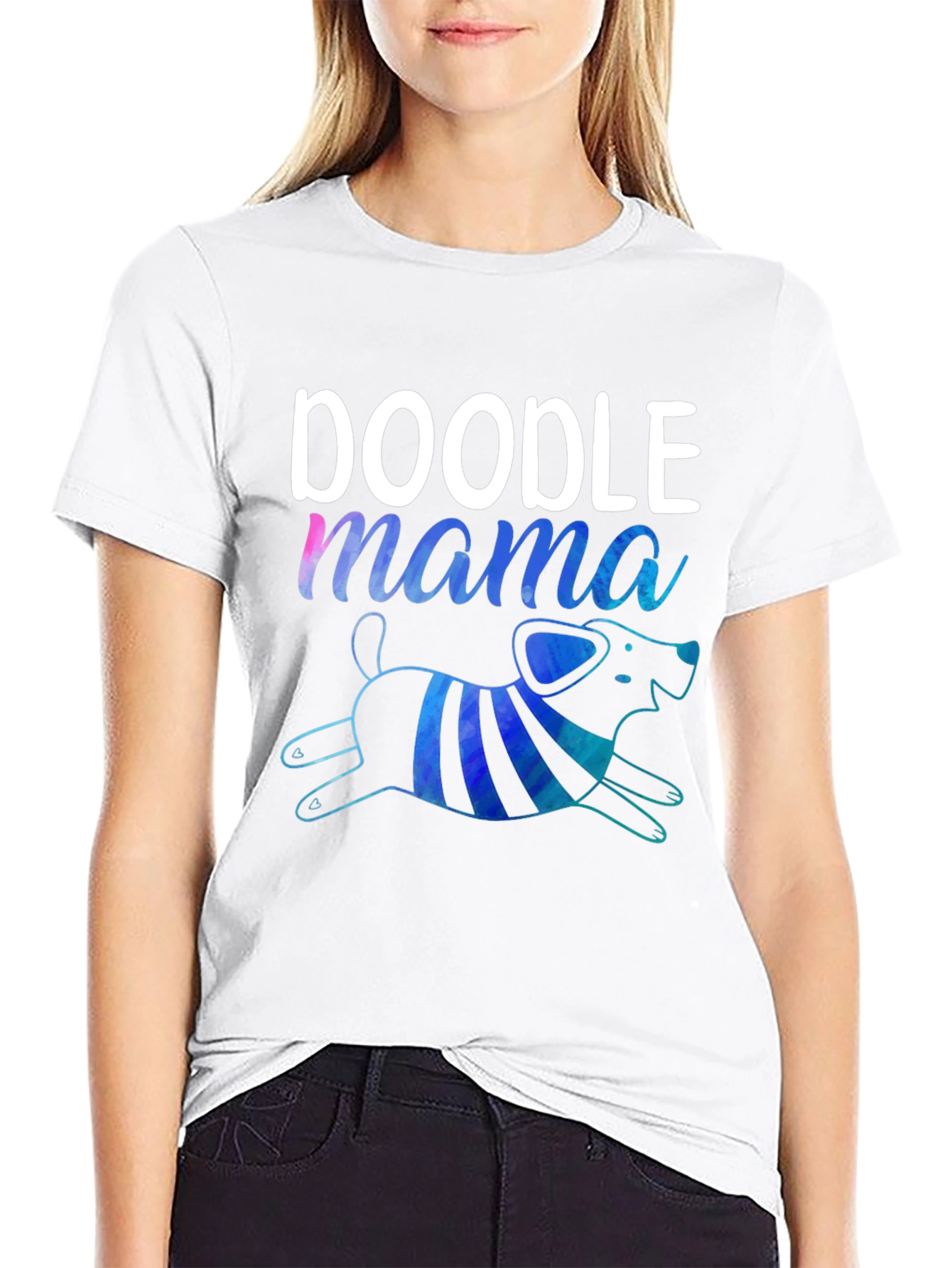 Doodle Mama Graphic T-Shirt - Cute Dog Lover Tee