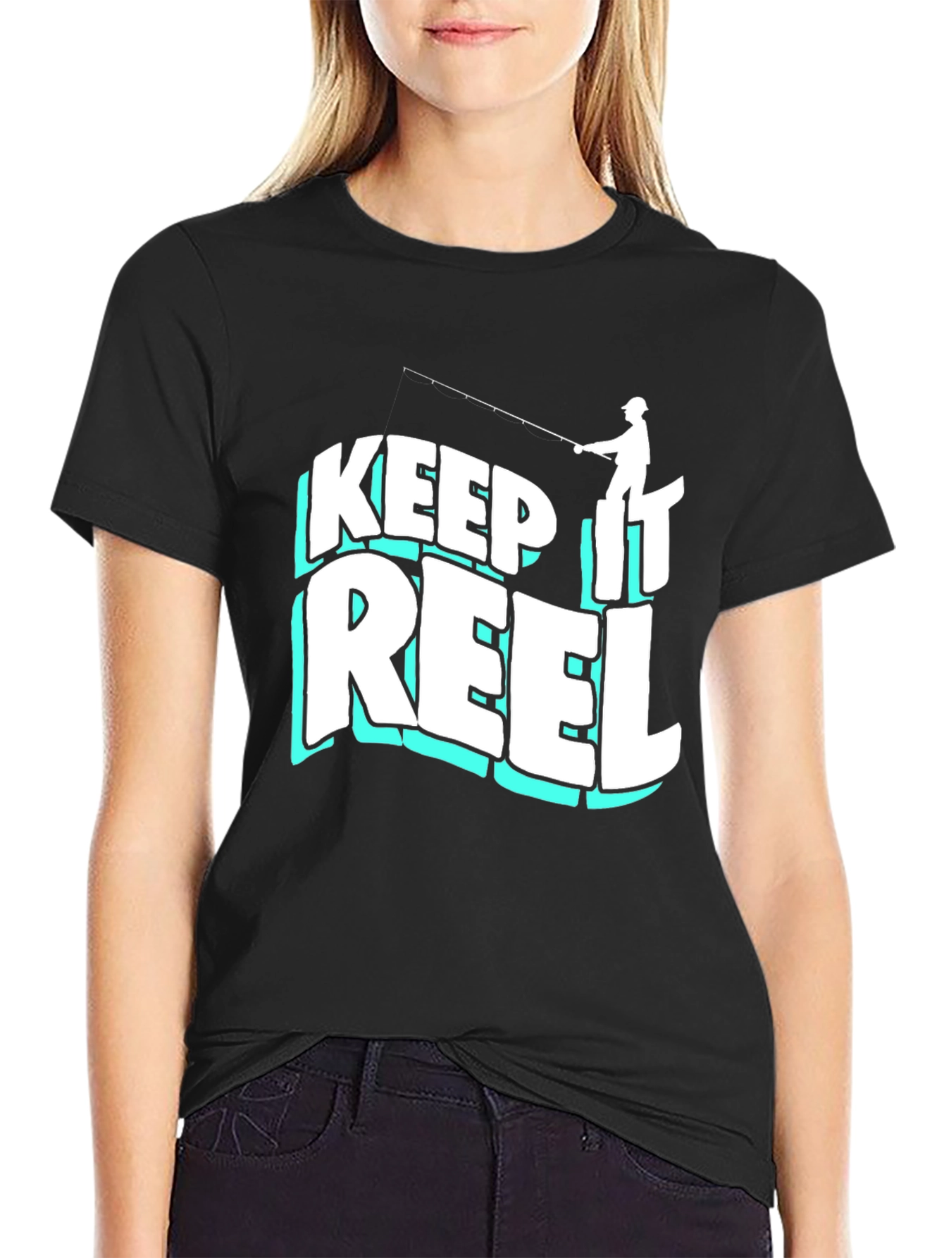 Keep It Reel Fishing Graphic T-Shirt