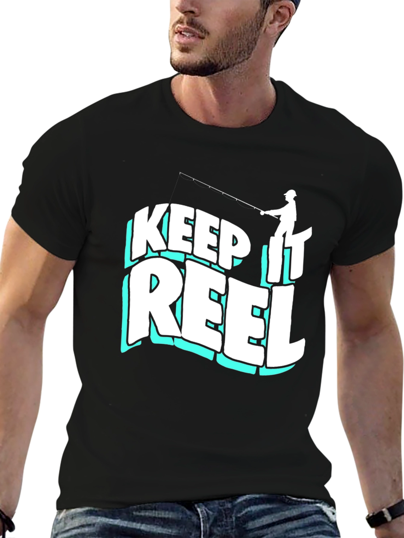 Keep It Reel Fishing Graphic T-Shirt
