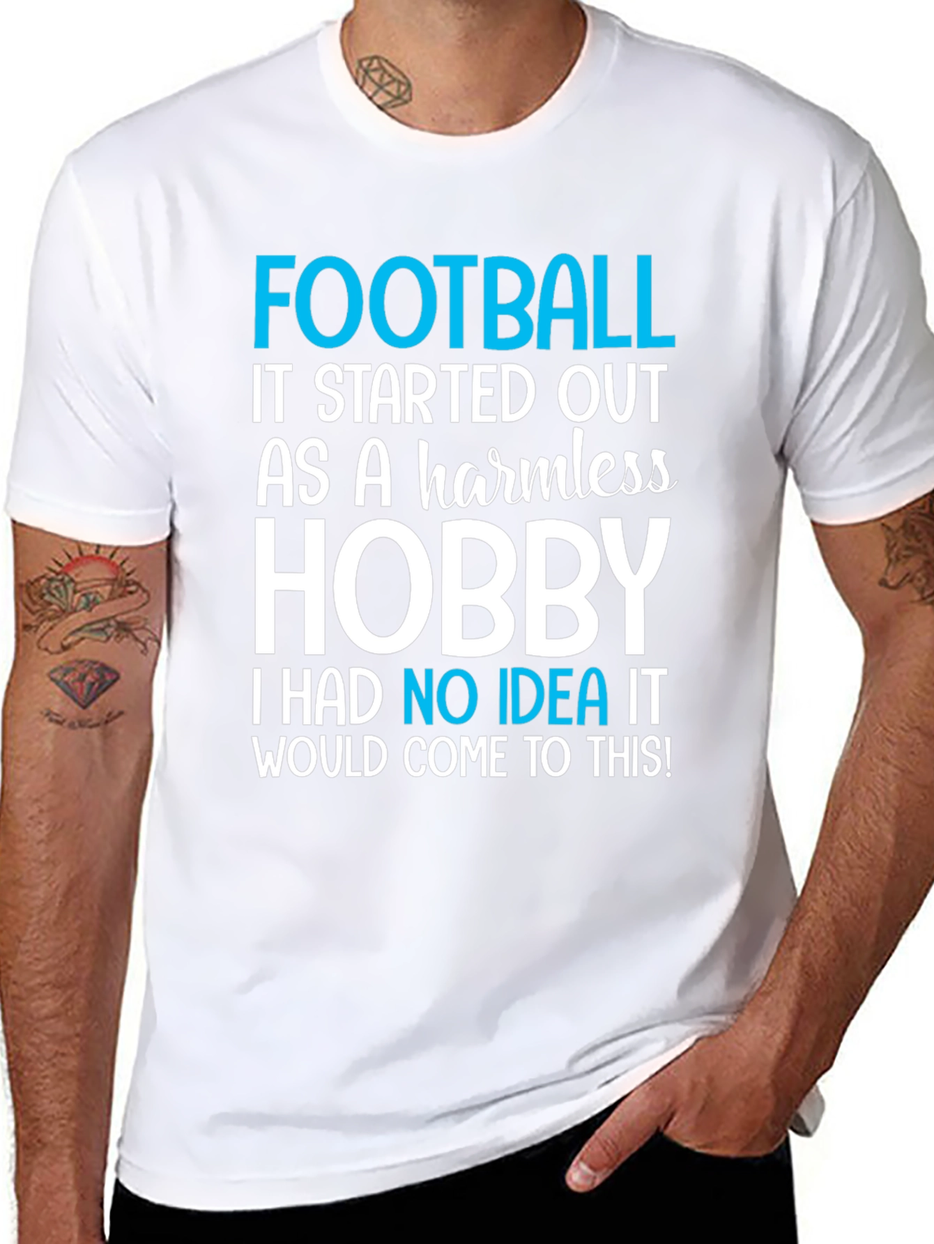 Football Hobby T-Shirt - Humorous Graphic Tee