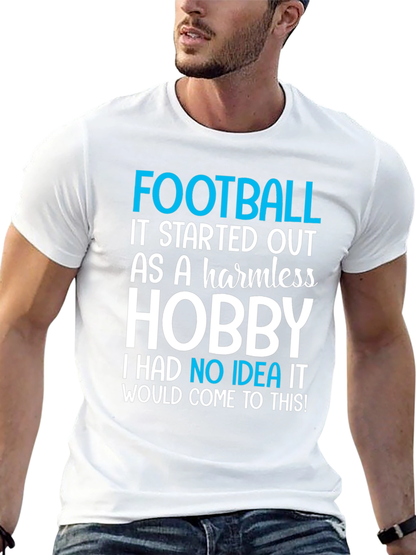 Football Hobby T-Shirt - Humorous Graphic Tee