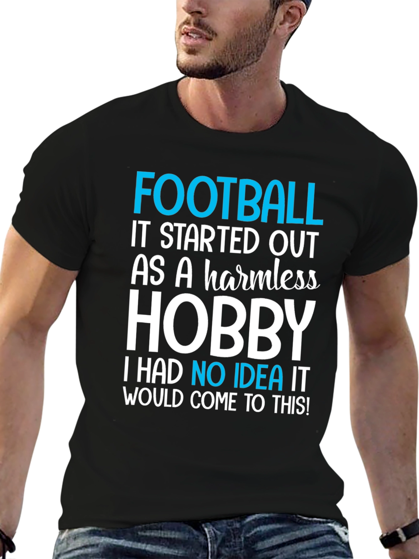Football Hobby T-Shirt - Humorous Graphic Tee