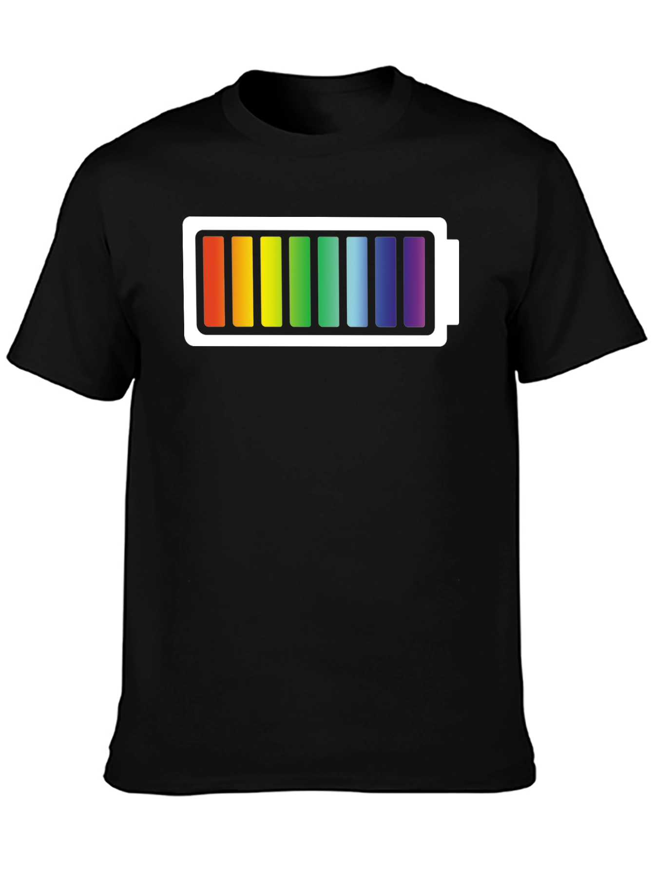 Rainbow Battery T-Shirt - Prideful Charge