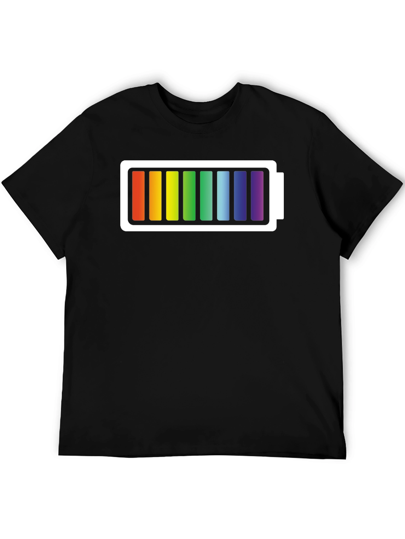 Rainbow Battery T-Shirt - Prideful Charge