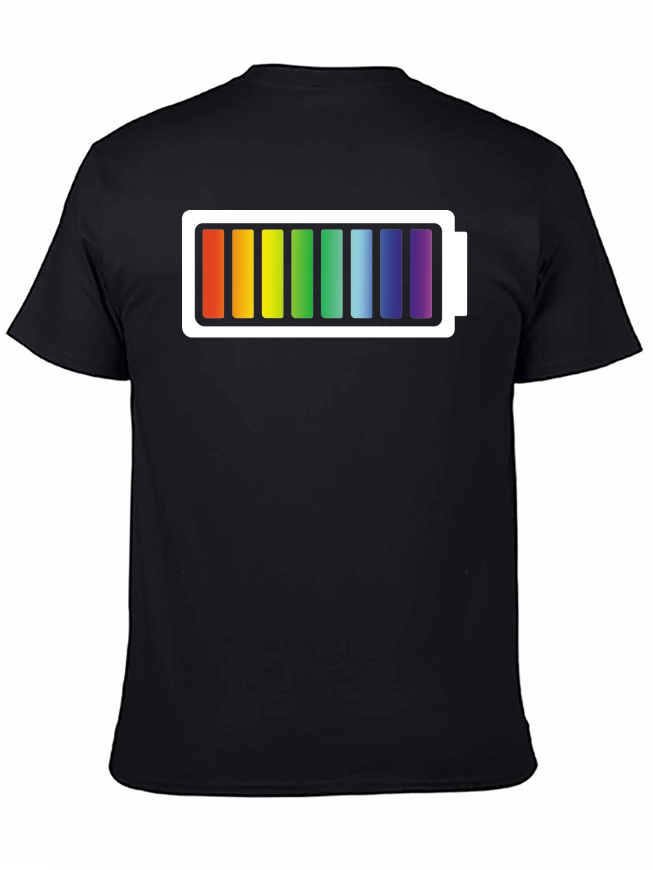 Rainbow Battery T-Shirt - Prideful Charge