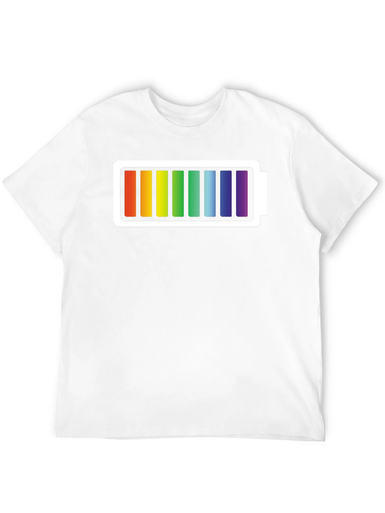 Rainbow Battery T-Shirt - Prideful Charge