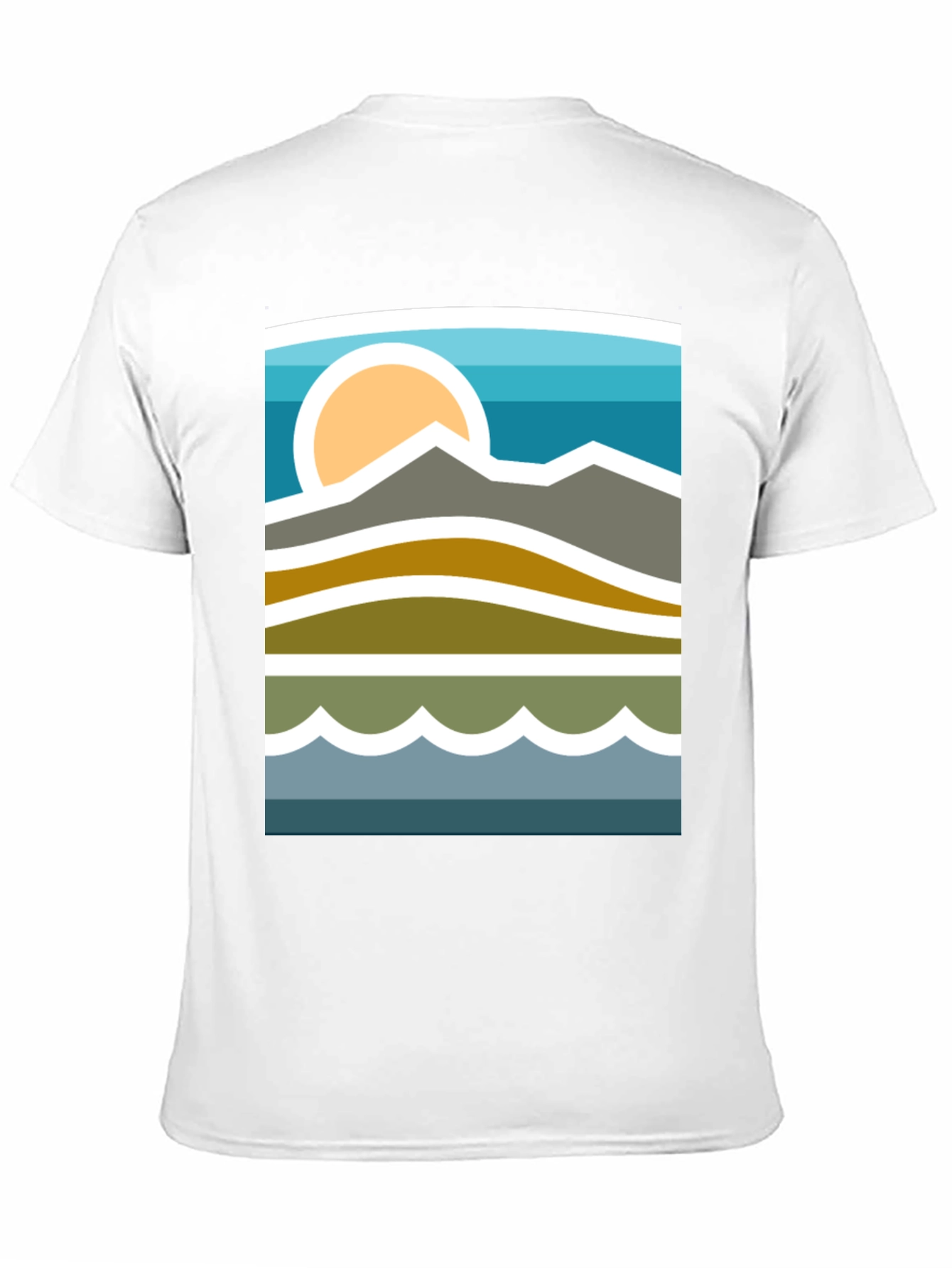 Mountainscape Graphic Tee - Stylish Nature Inspired Design