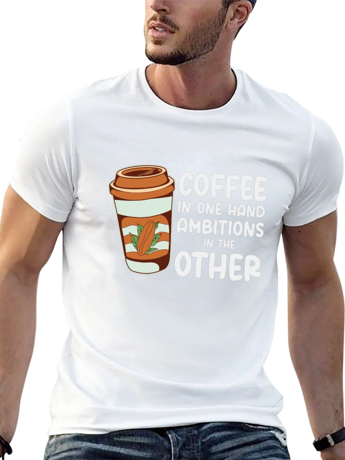 Coffee and Ambition Graphic Tee