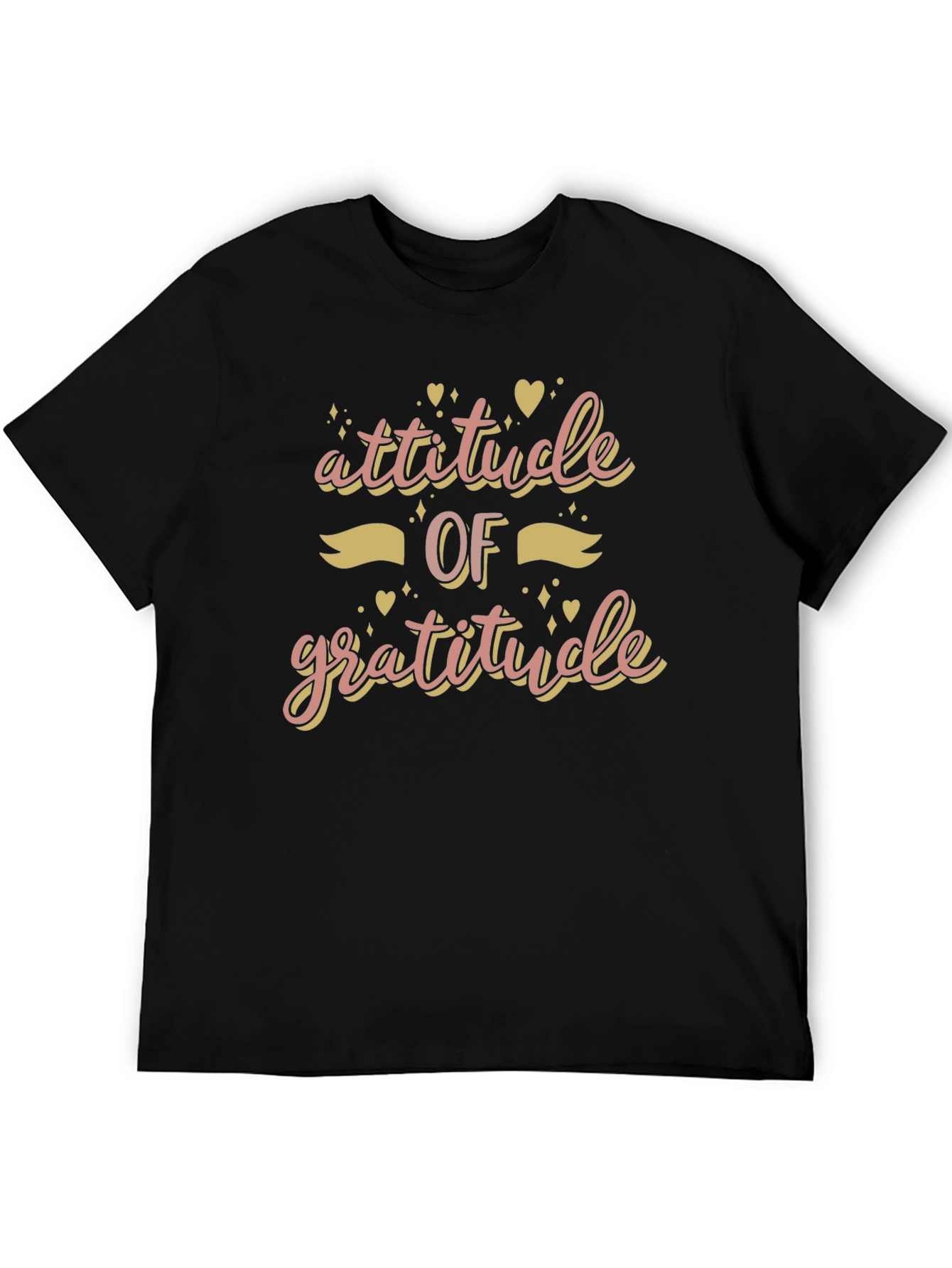 Attitude of Gratitude Black T-Shirt