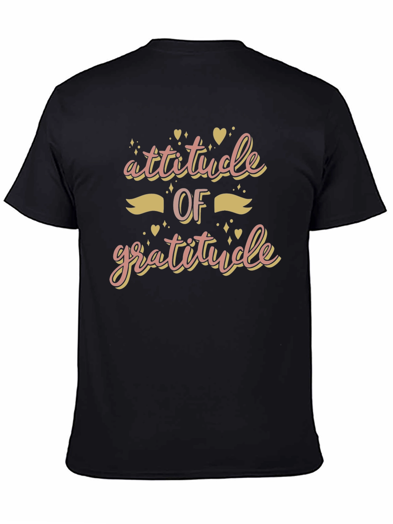 Attitude of Gratitude Black T-Shirt