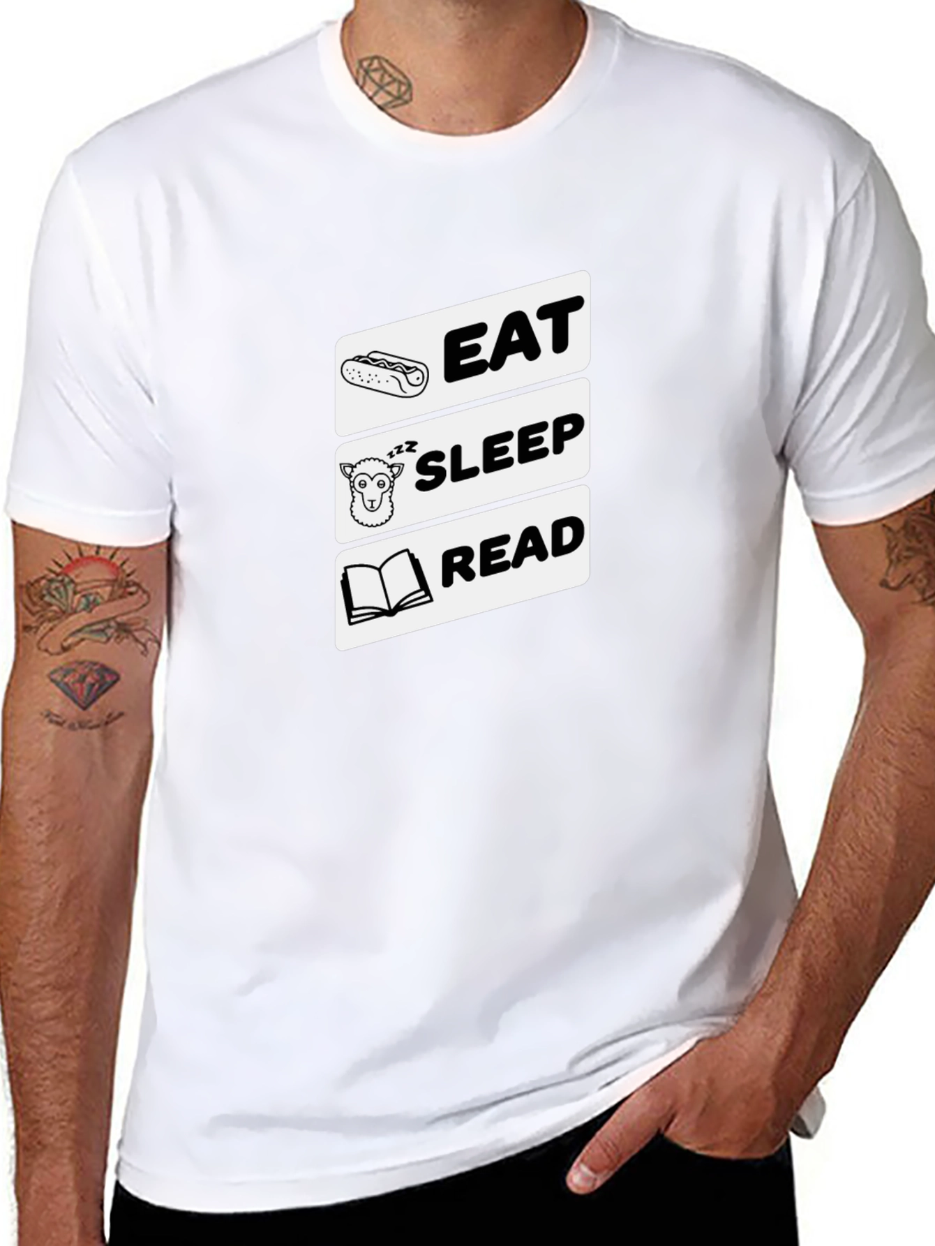 Eat Sleep Read T-Shirt