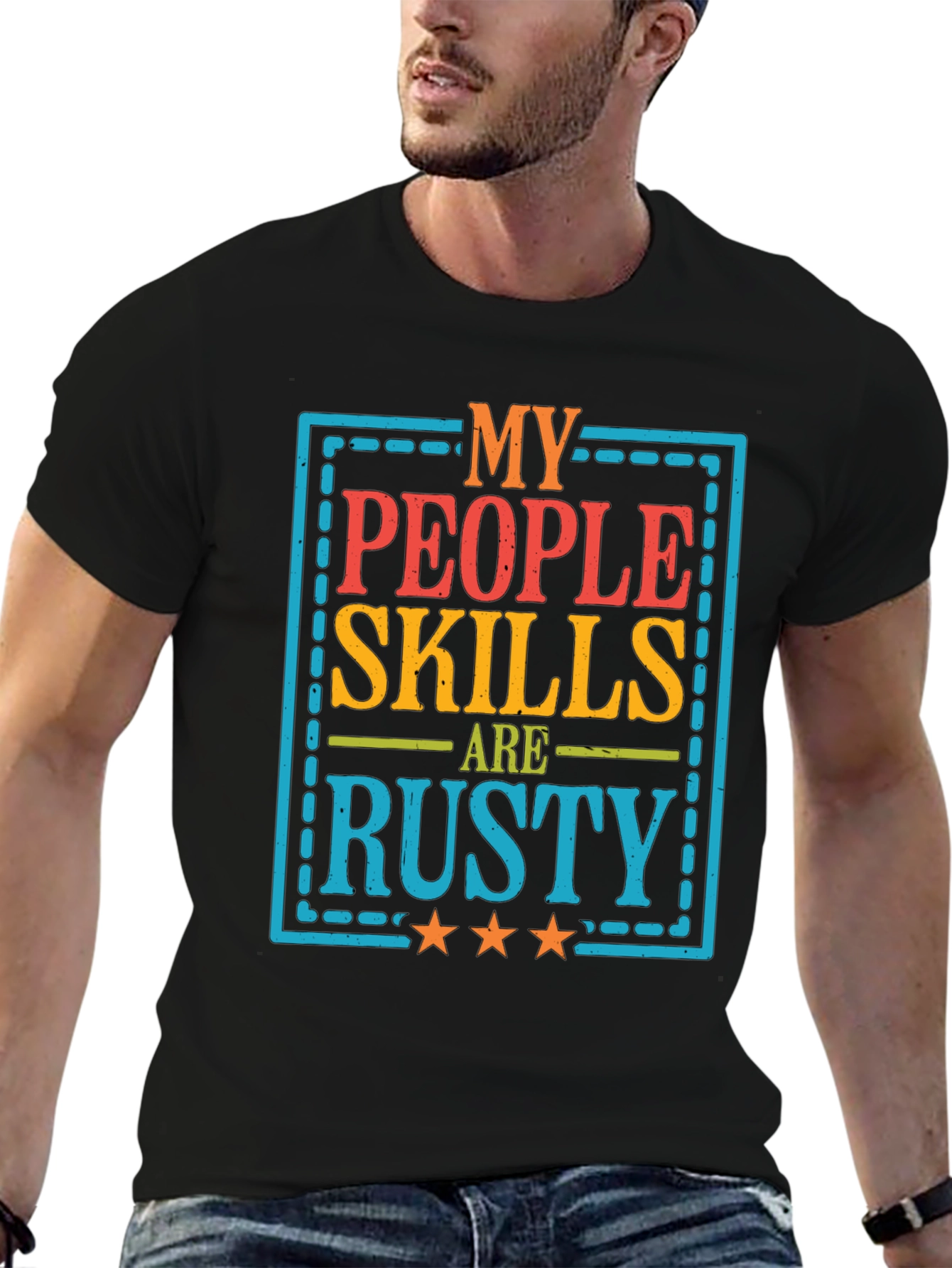 Rusty People Skills Graphic T-Shirt