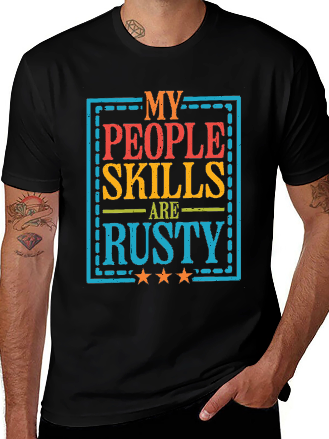 Rusty People Skills Graphic T-Shirt