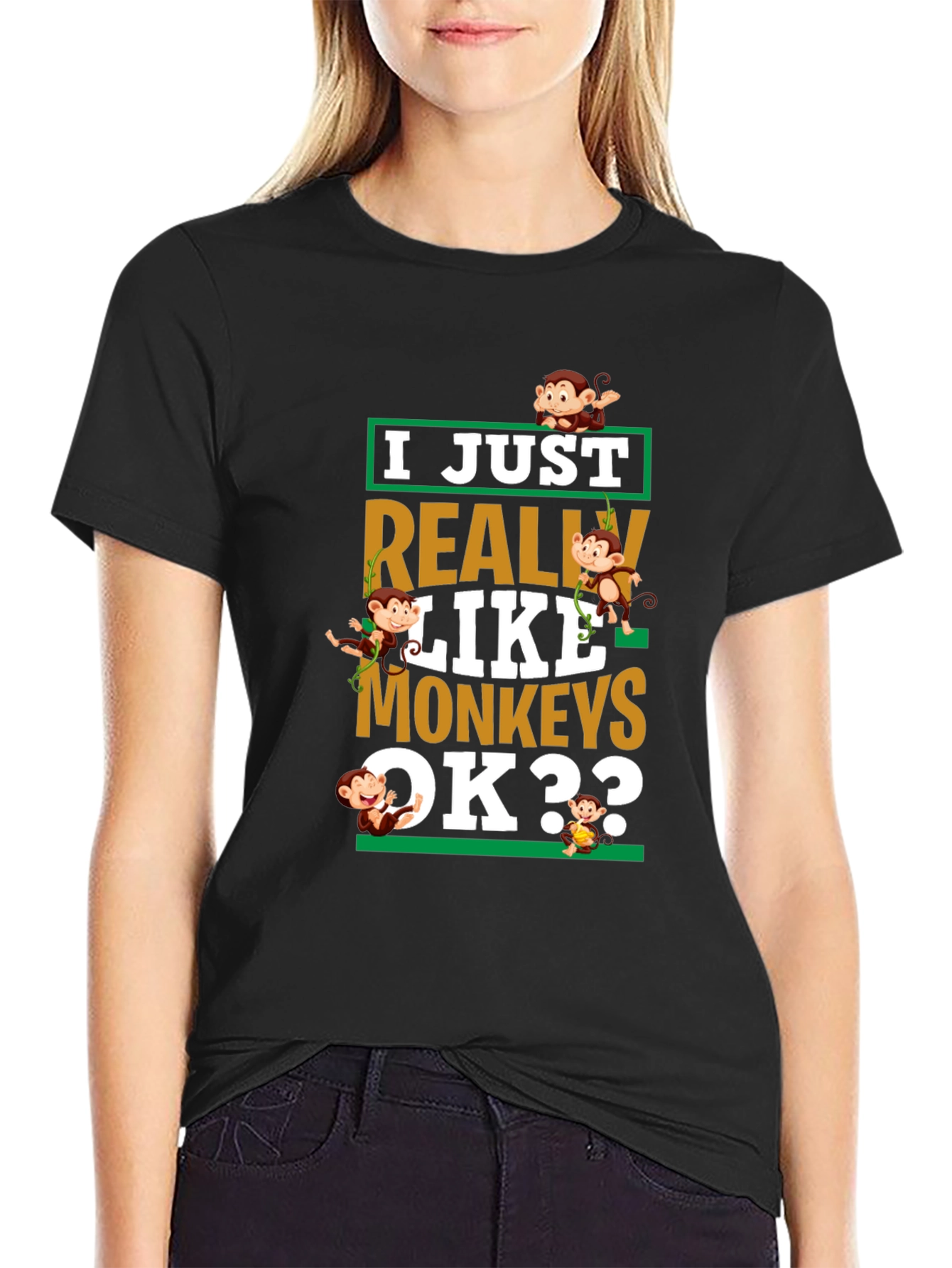 I Just Really Like Monkeys T-Shirt