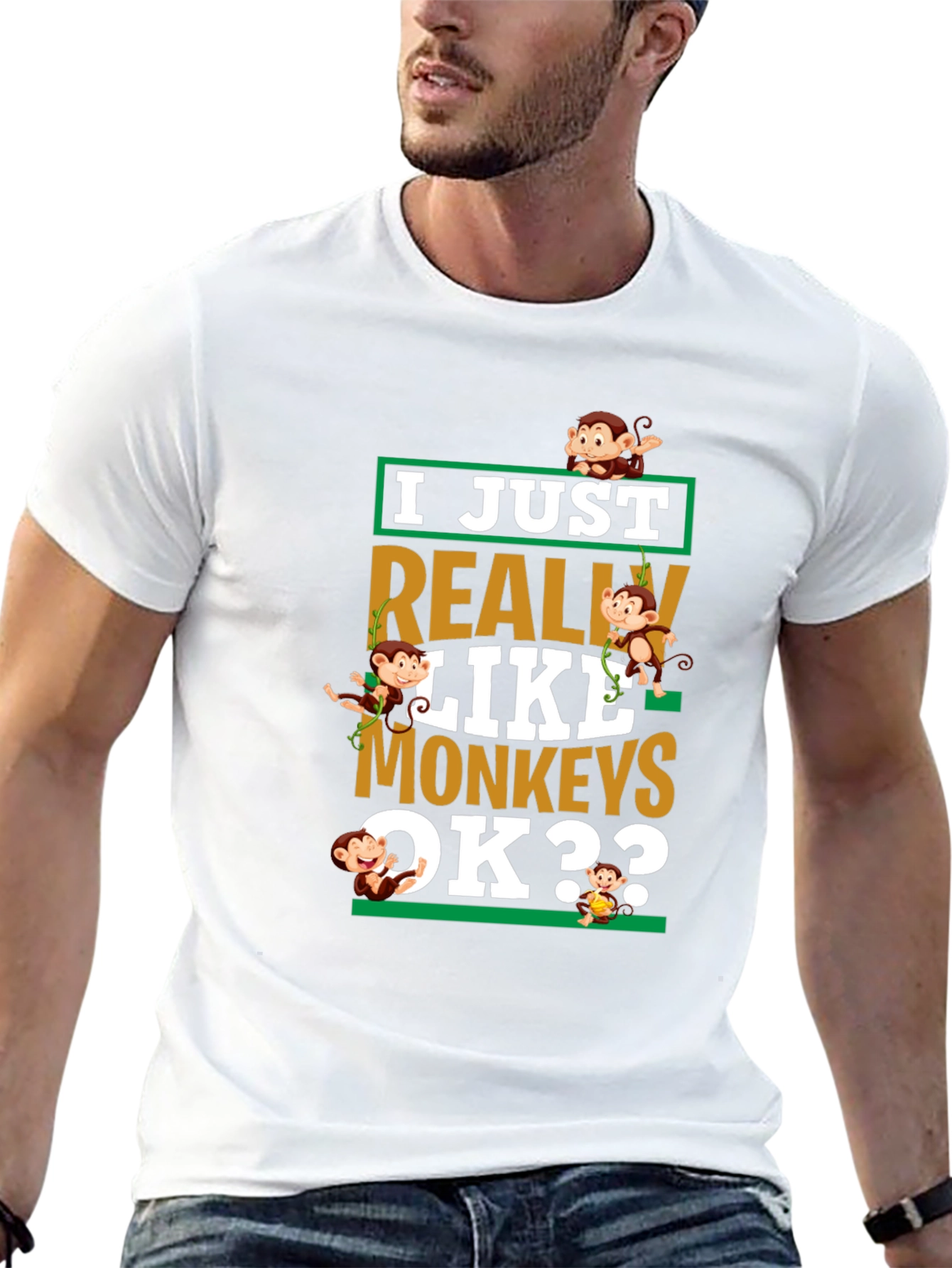 I Just Really Like Monkeys T-Shirt