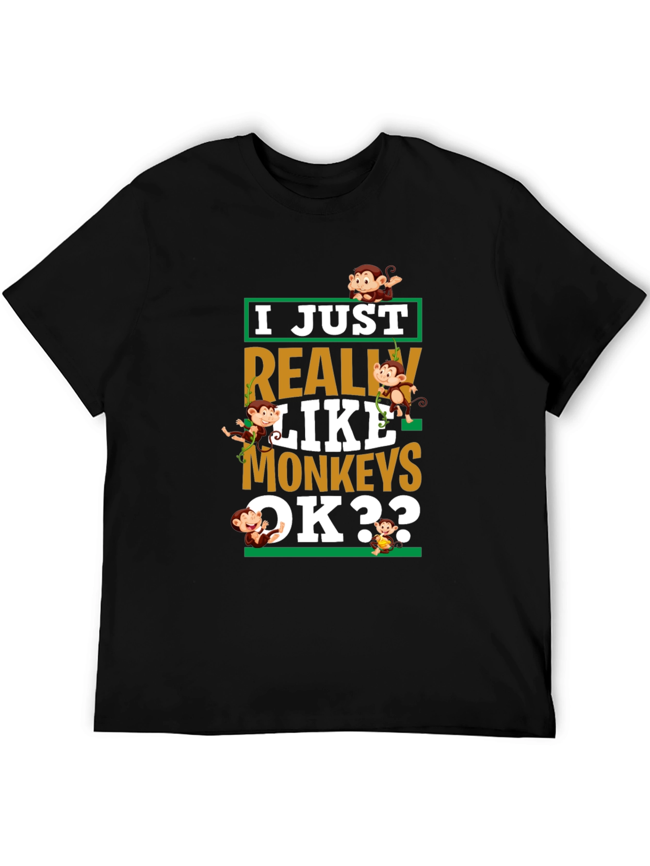 I Just Really Like Monkeys T-Shirt