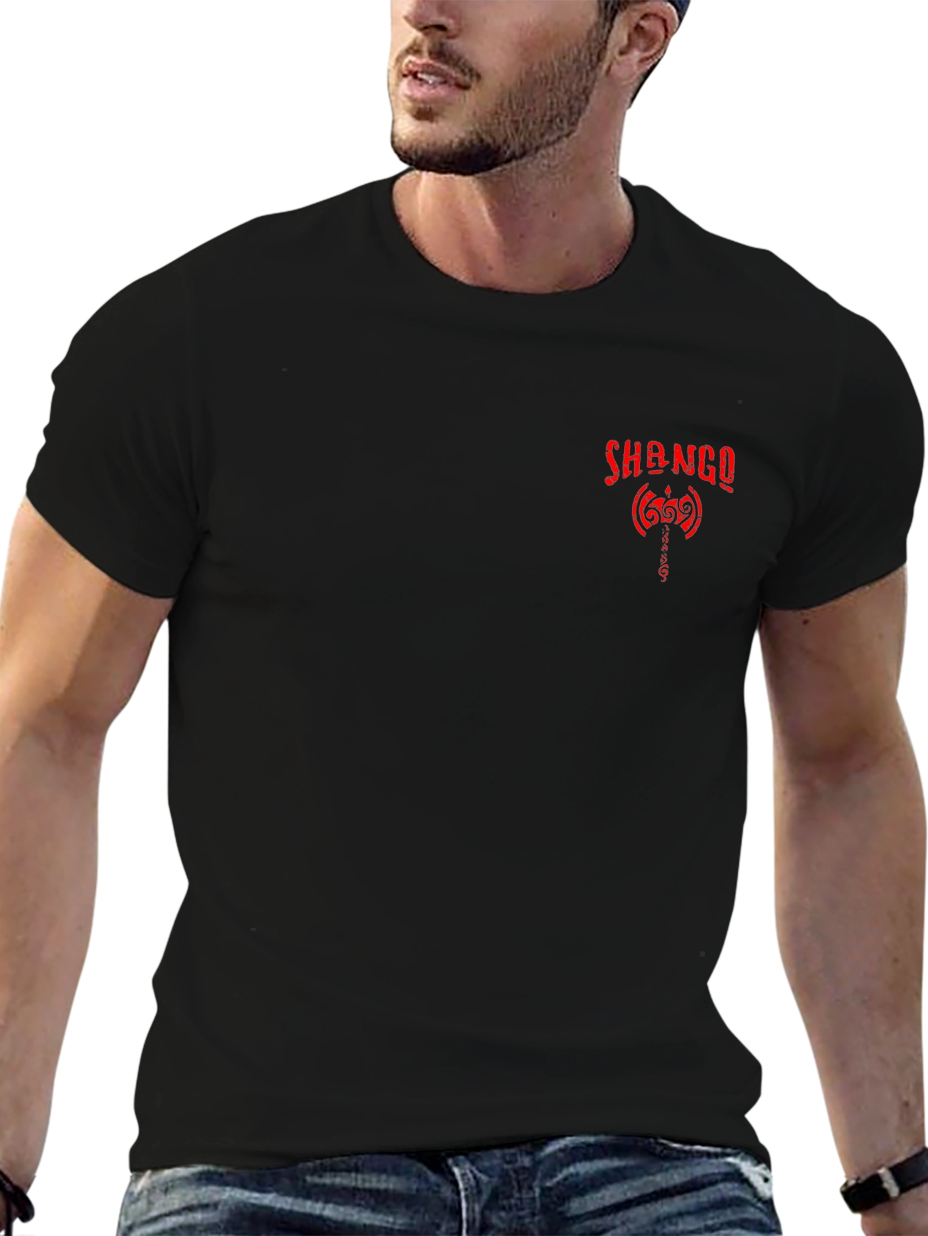 Shango Graphic Black T-Shirt