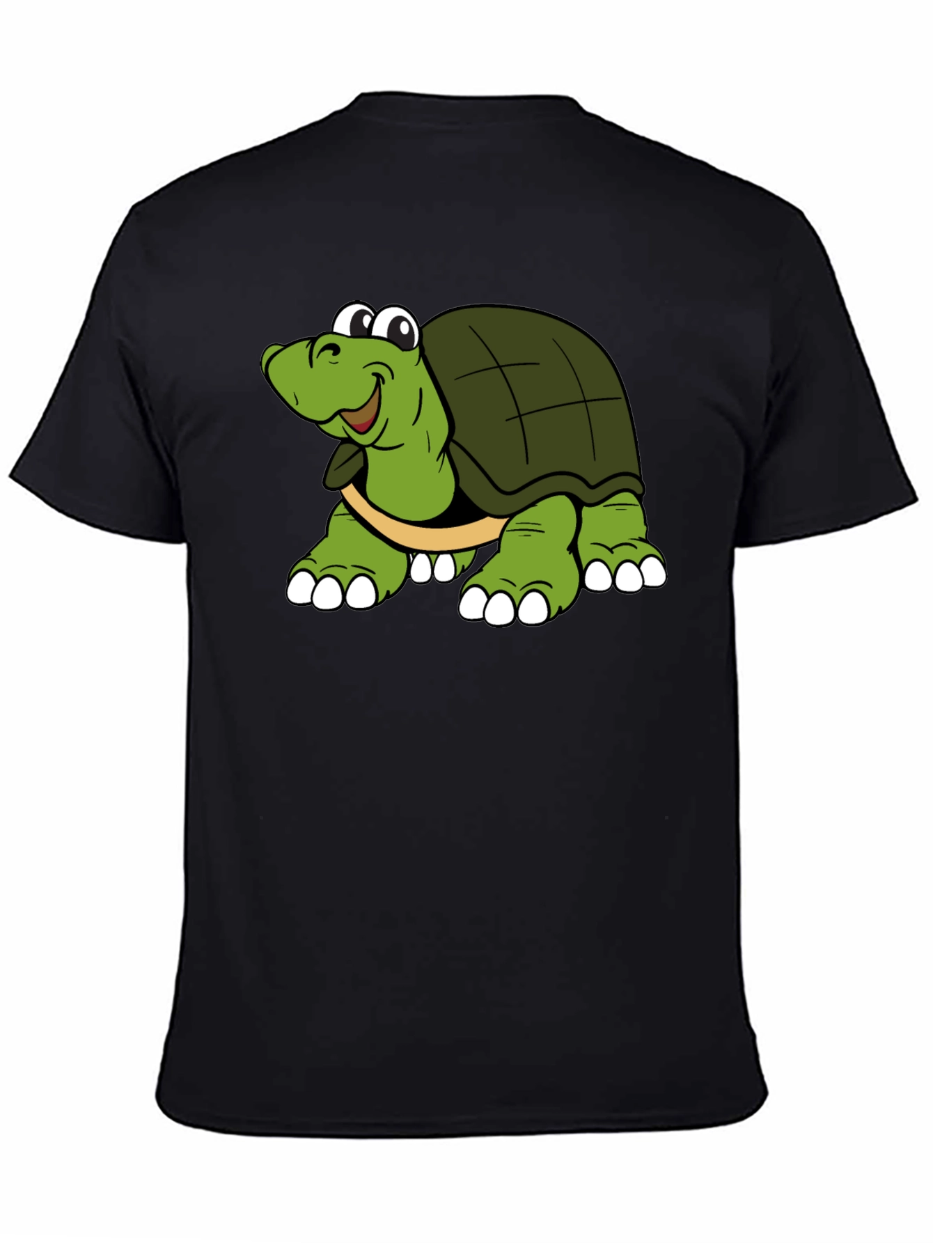 Cartoon Turtle Graphic T-Shirt