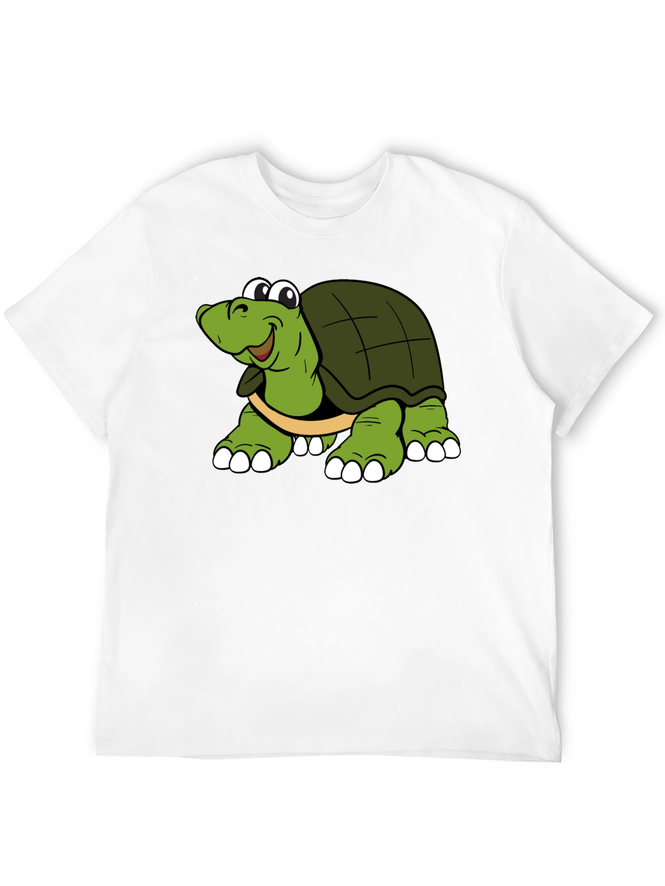 Cartoon Turtle Graphic T-Shirt