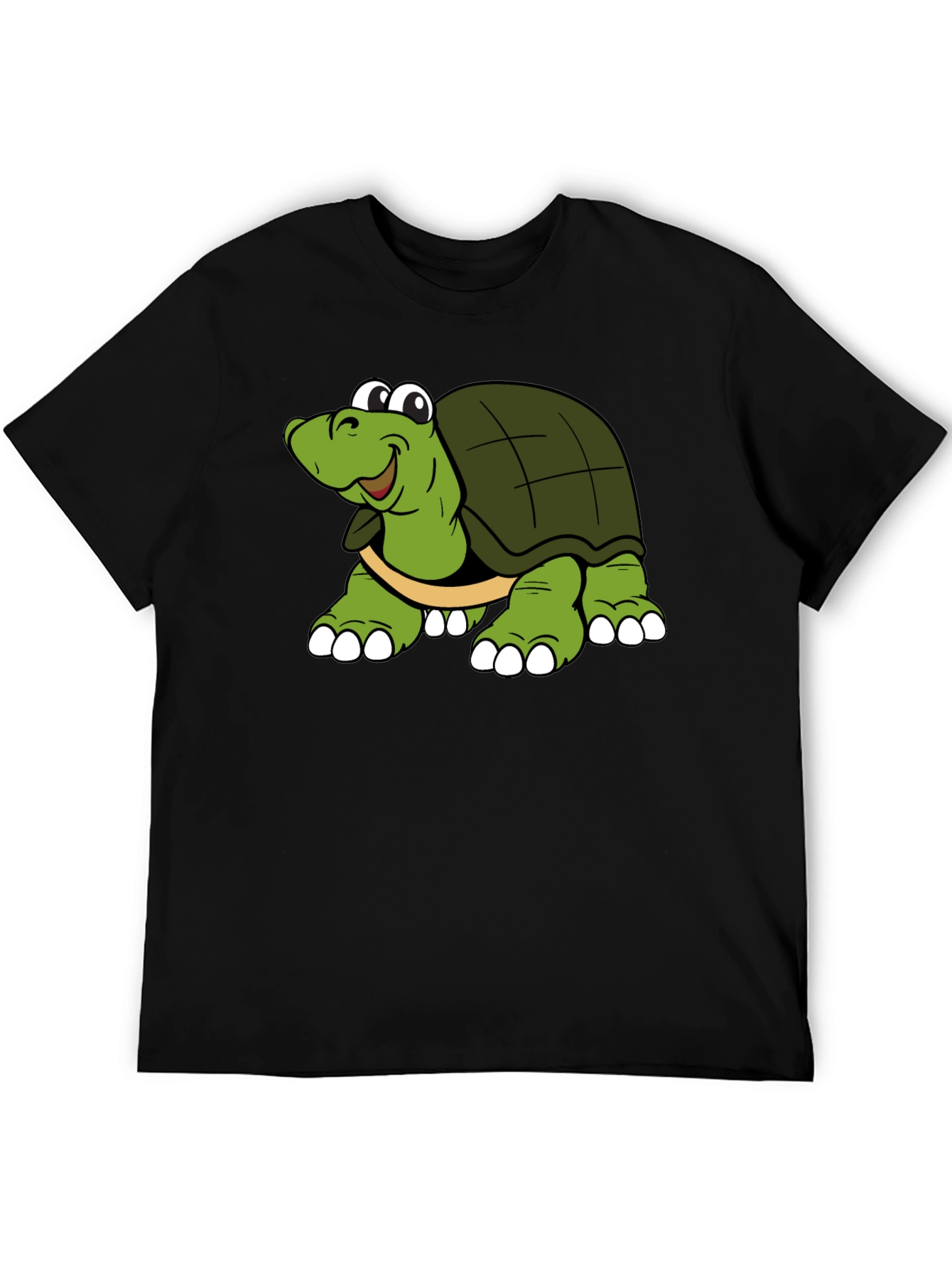 Cartoon Turtle Graphic T-Shirt