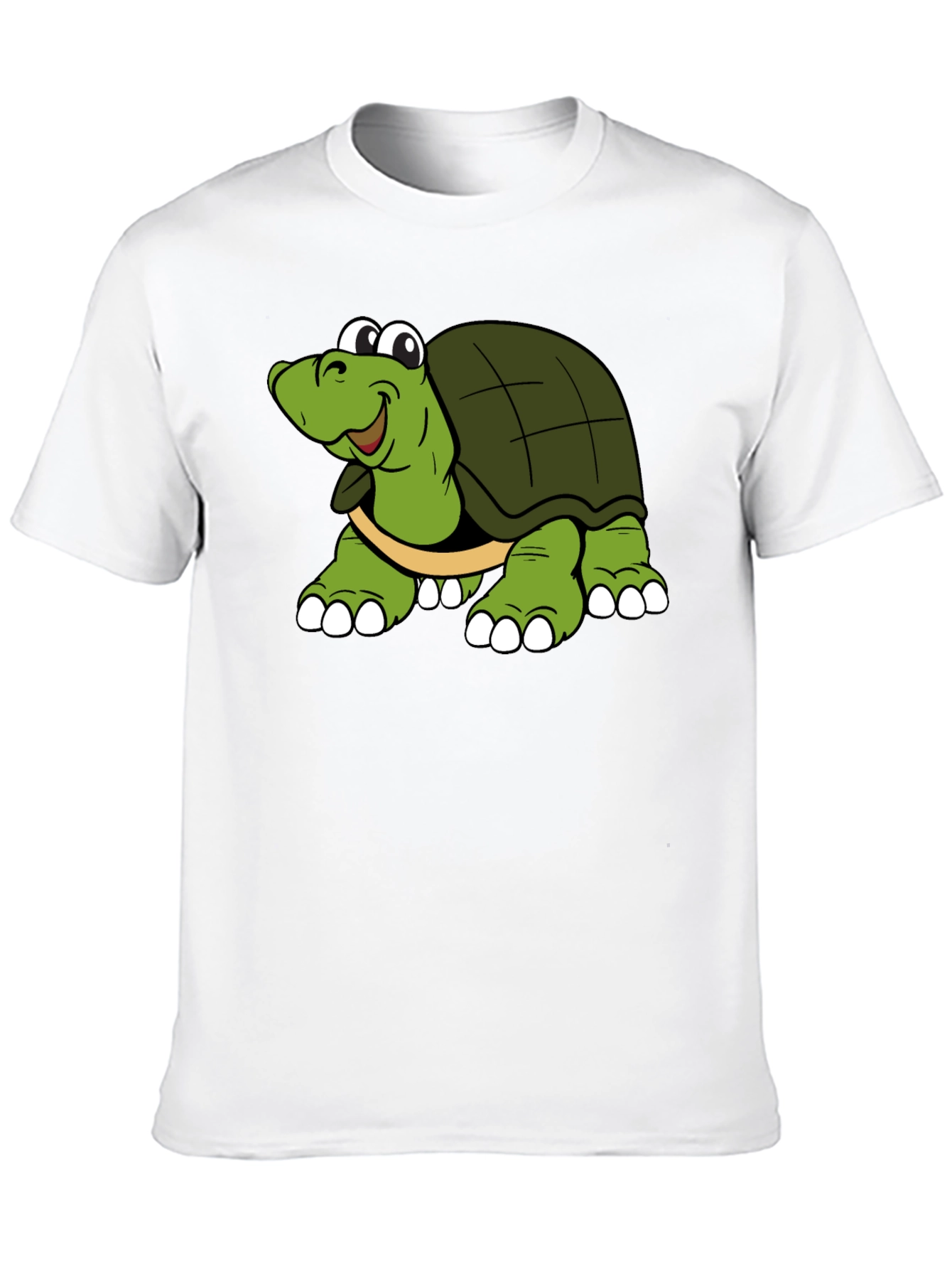 Cartoon Turtle Graphic T-Shirt