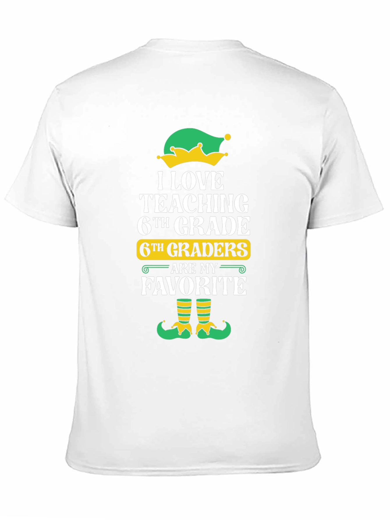 6th Grade Teacher Elf T-Shirt