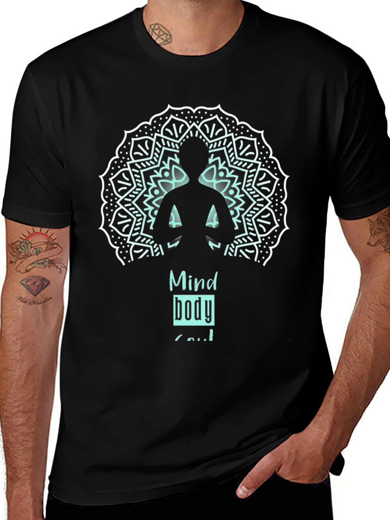 Mind Body Soul Graphic T-Shirt