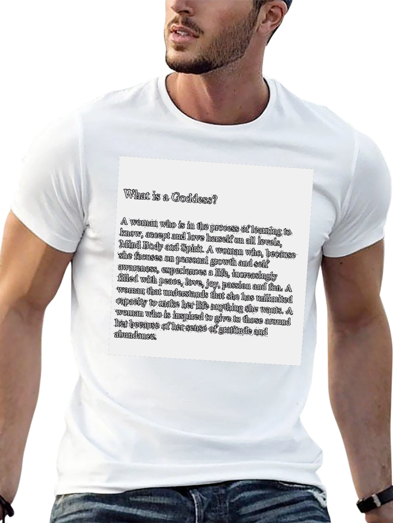 Goddess Definition Black T-Shirt