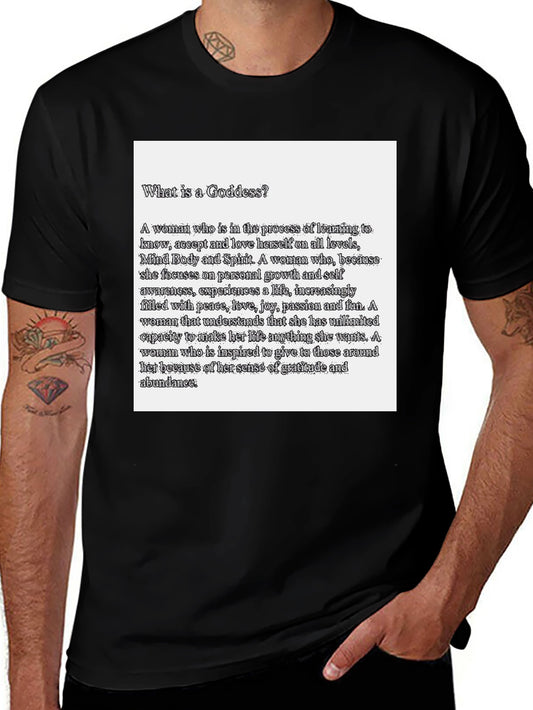 Goddess Definition Black T-Shirt