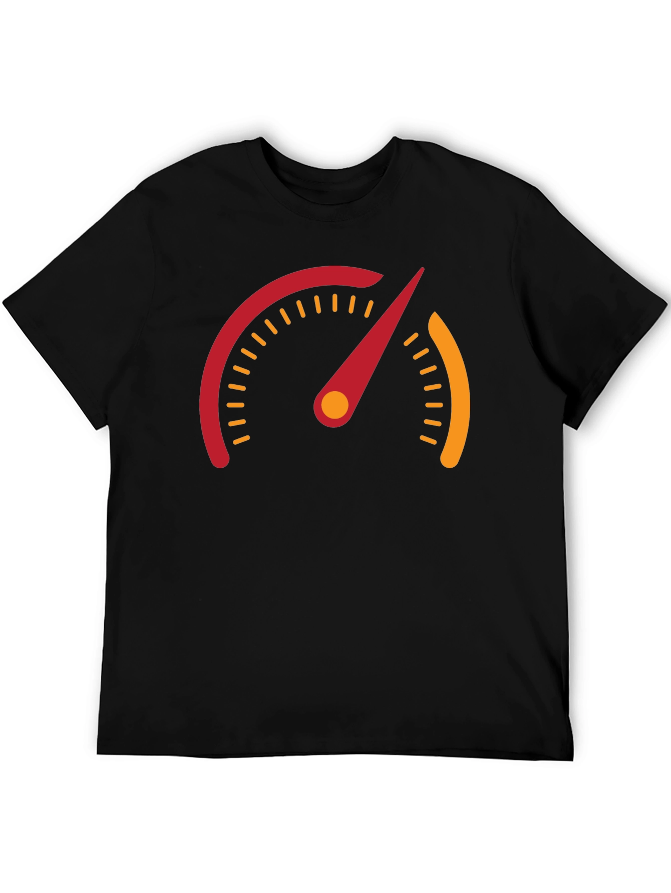 Speedometer Graphic Tee - Mens Black T-Shirt