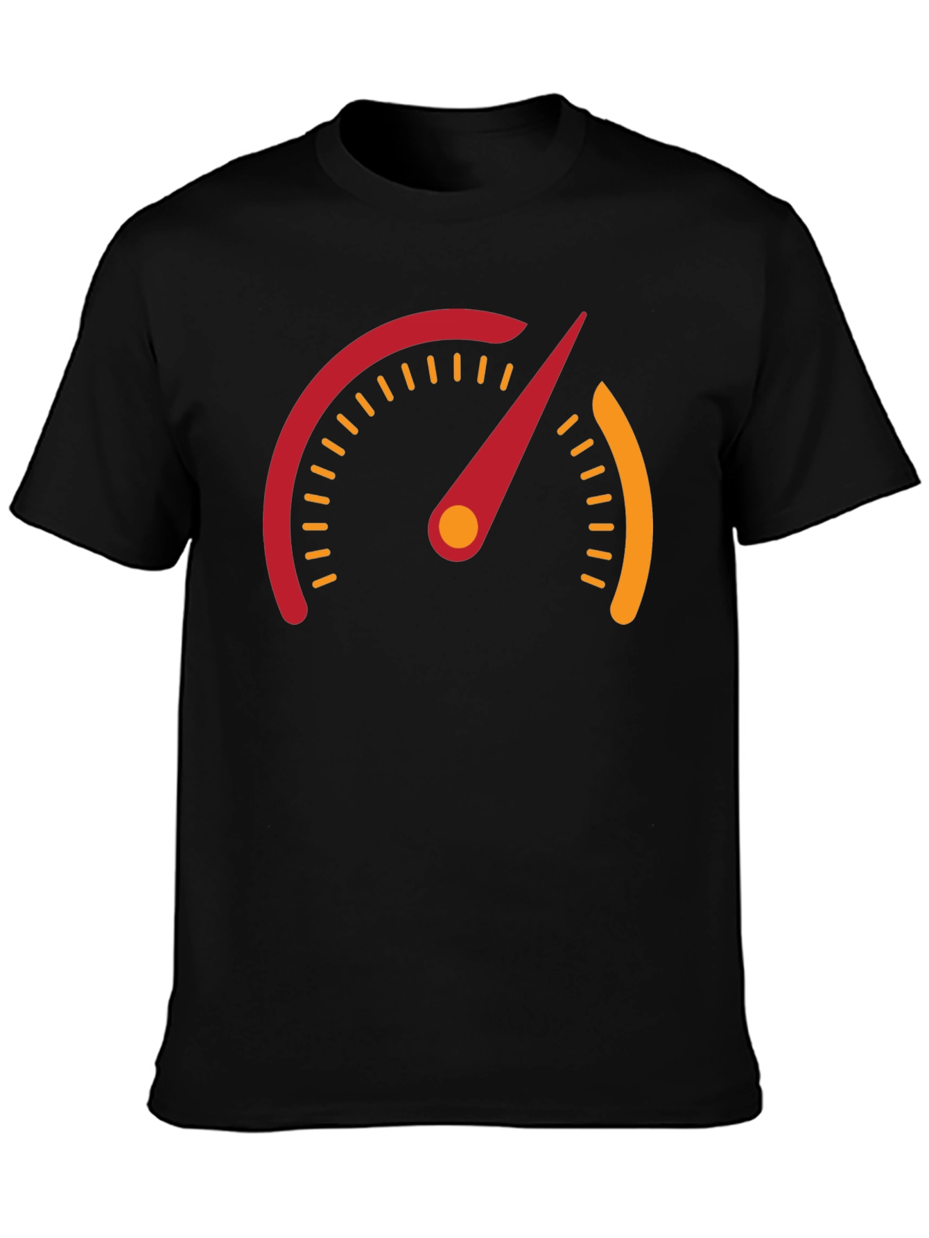 Speedometer Graphic Tee - Mens Black T-Shirt