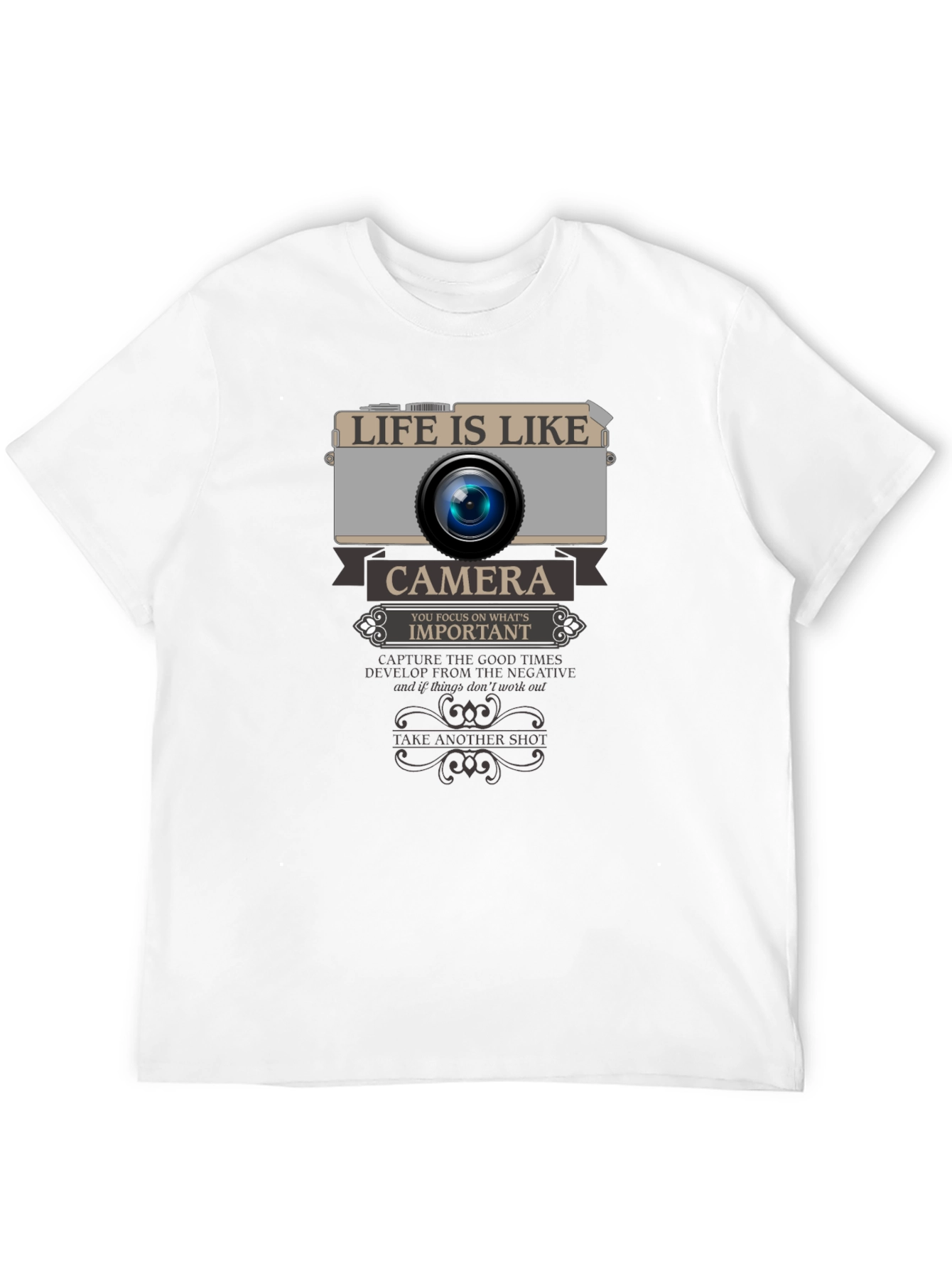 Life is Like a Camera Graphic T-Shirt