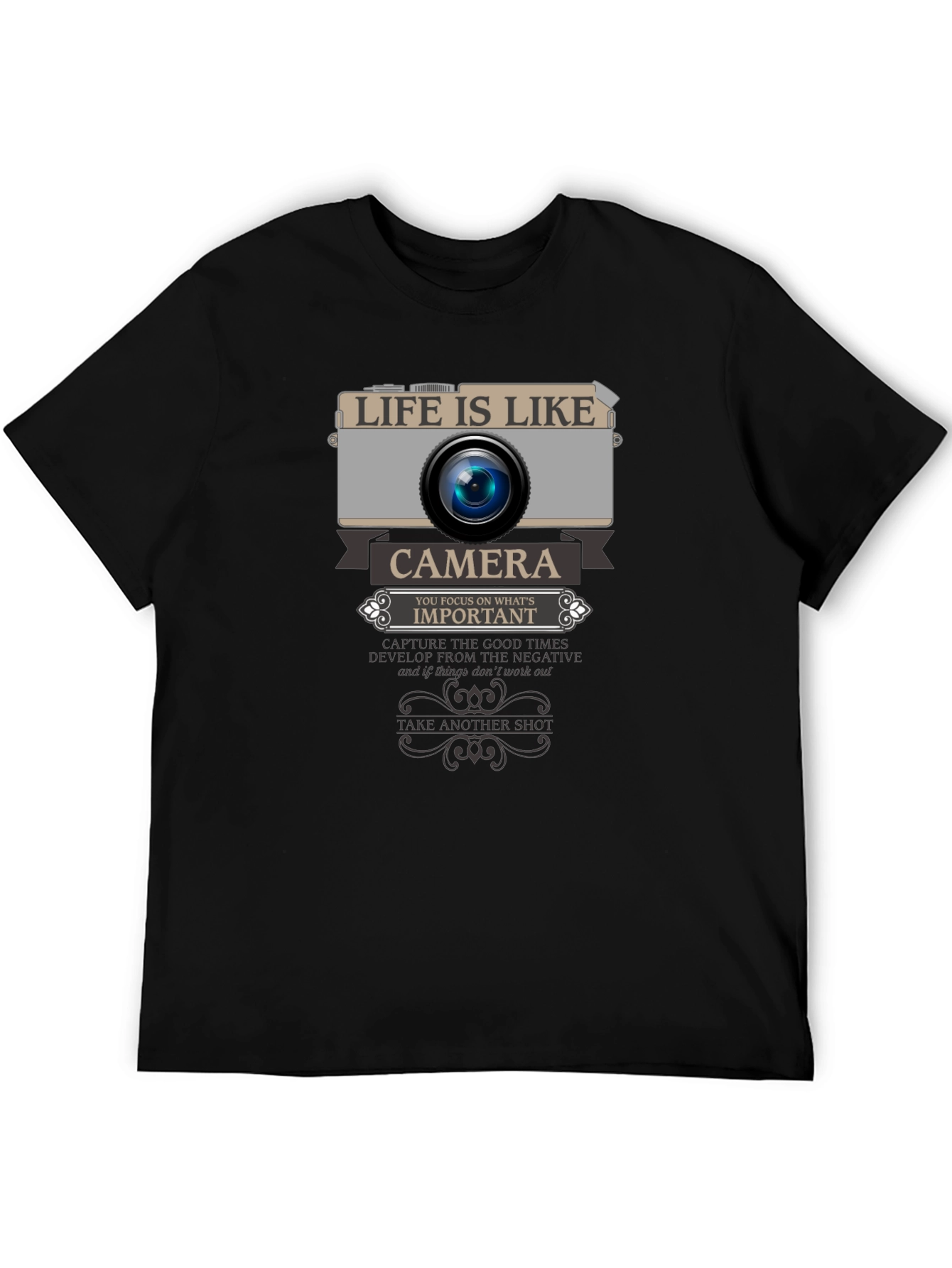 Life is Like a Camera Graphic T-Shirt