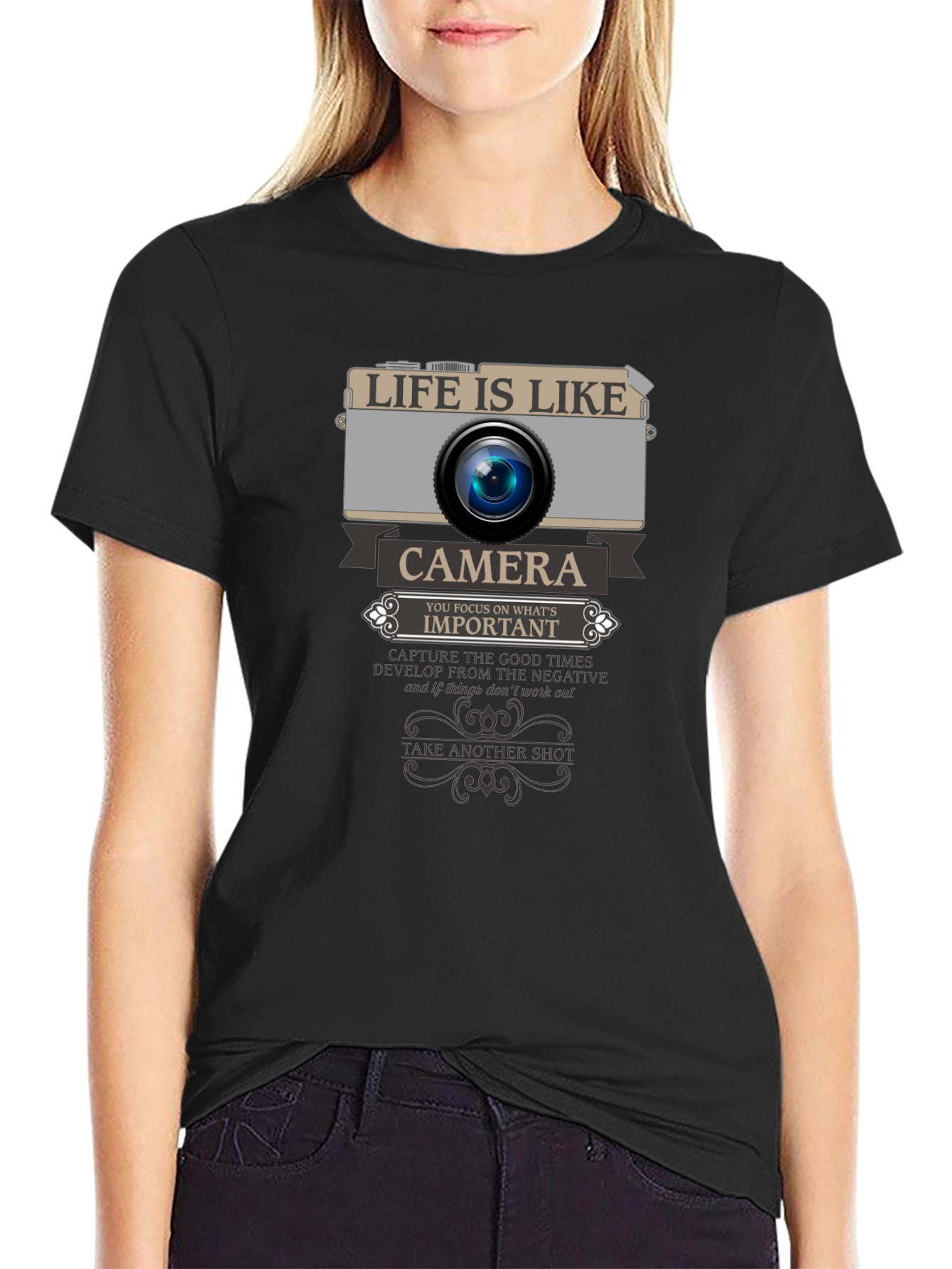 Life is Like a Camera Graphic T-Shirt