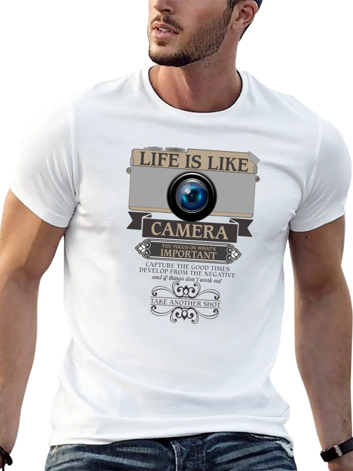 Life is Like a Camera Graphic T-Shirt