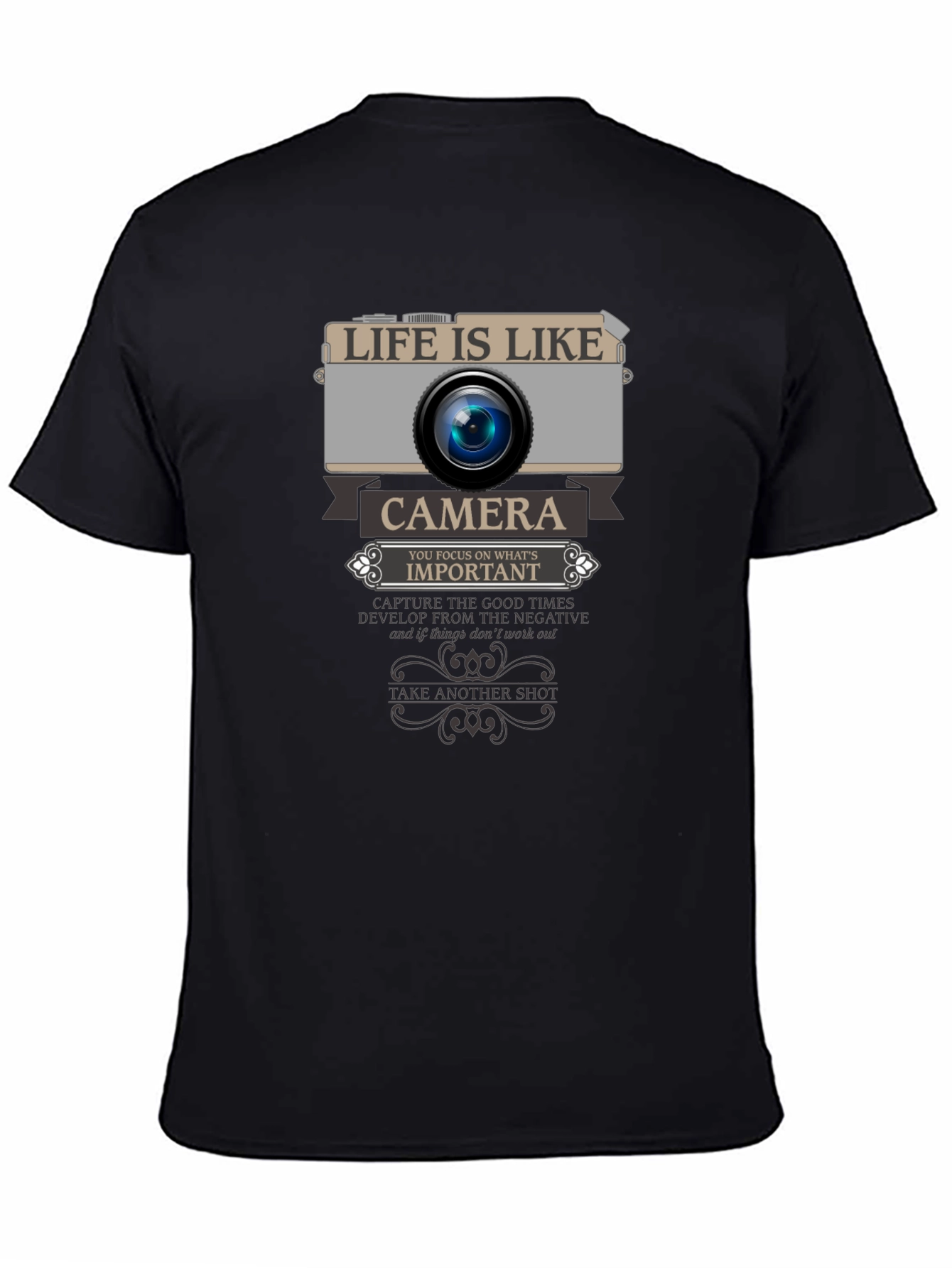 Life is Like a Camera Graphic T-Shirt
