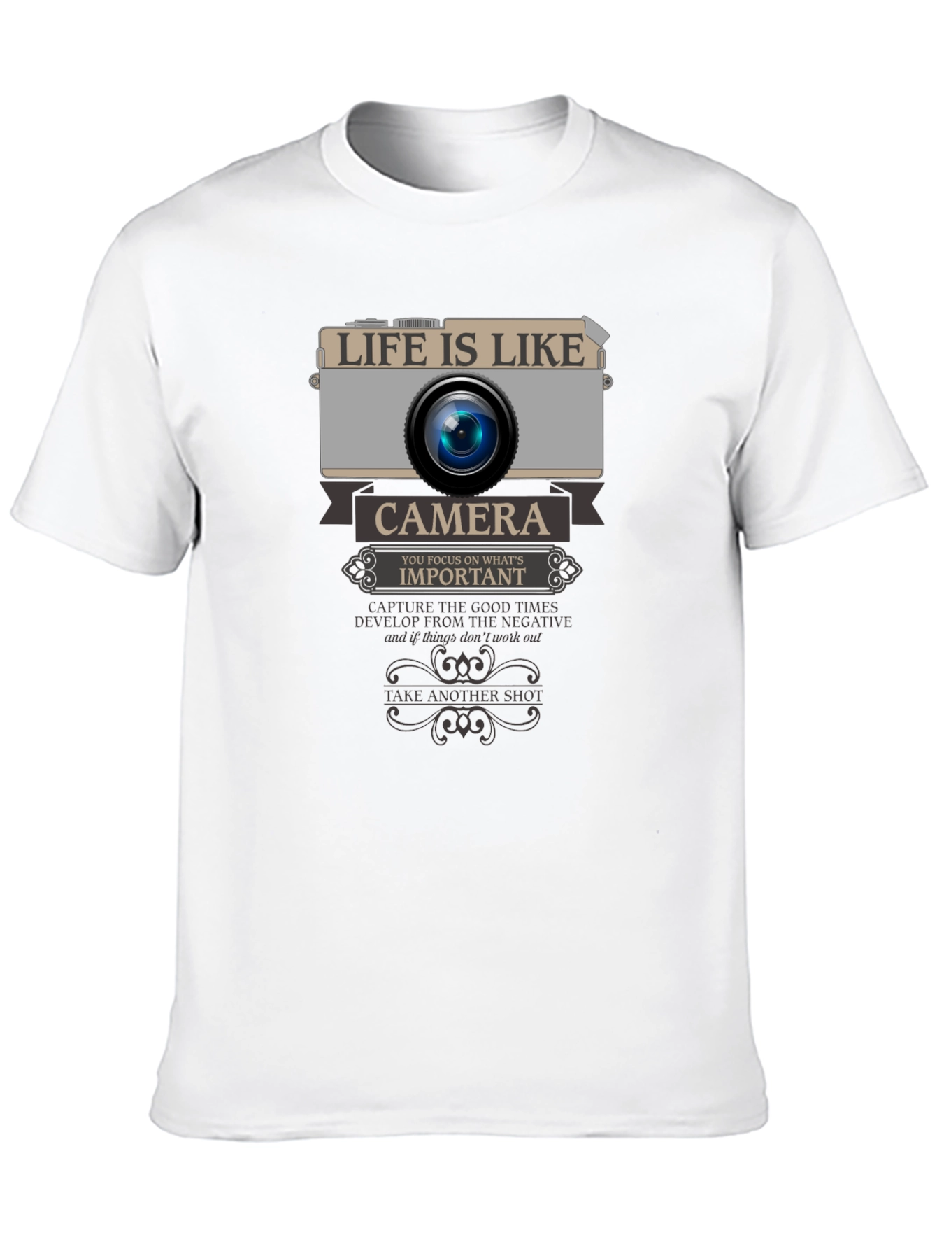 Life is Like a Camera Graphic T-Shirt