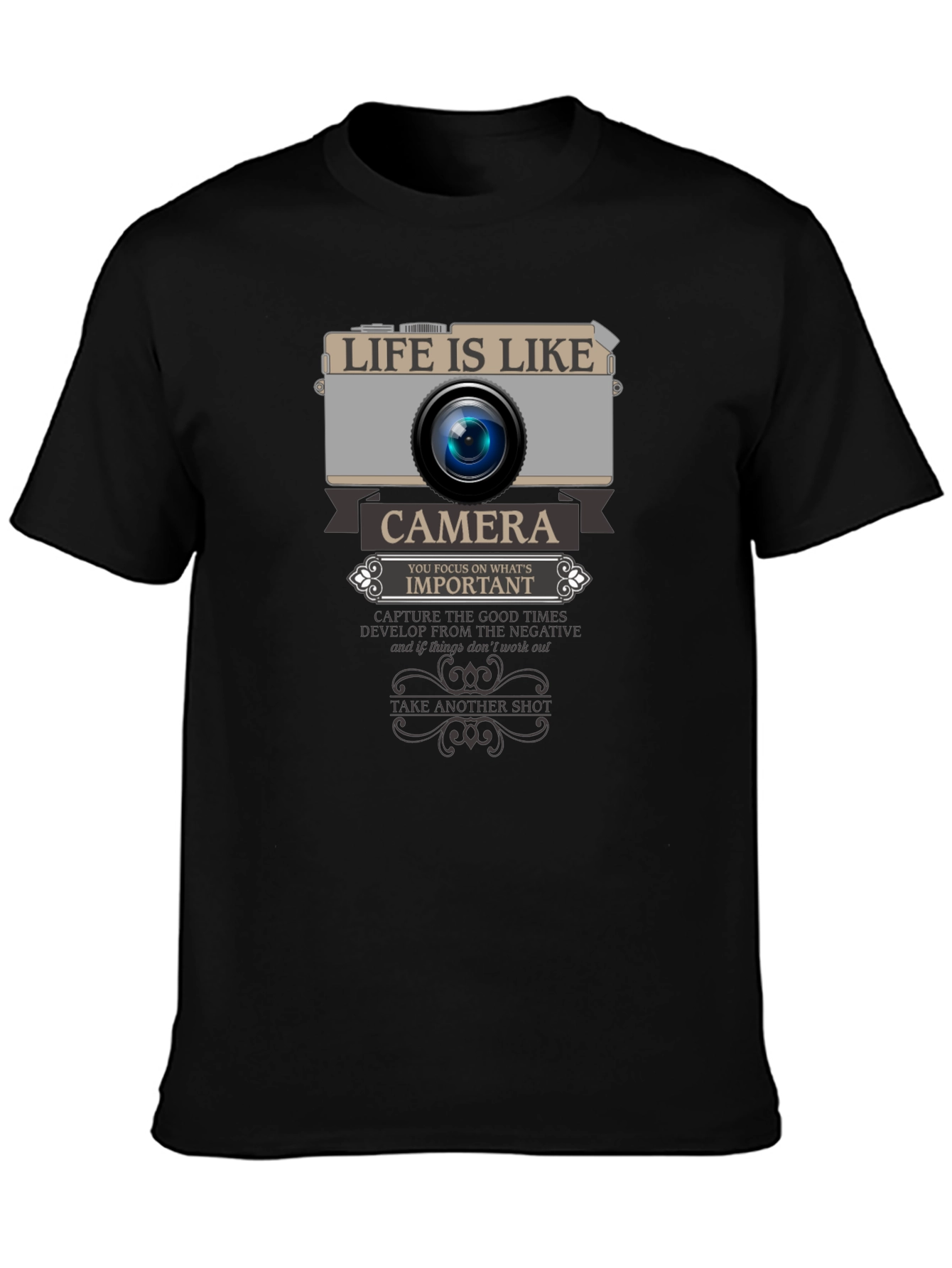 Life is Like a Camera Graphic T-Shirt