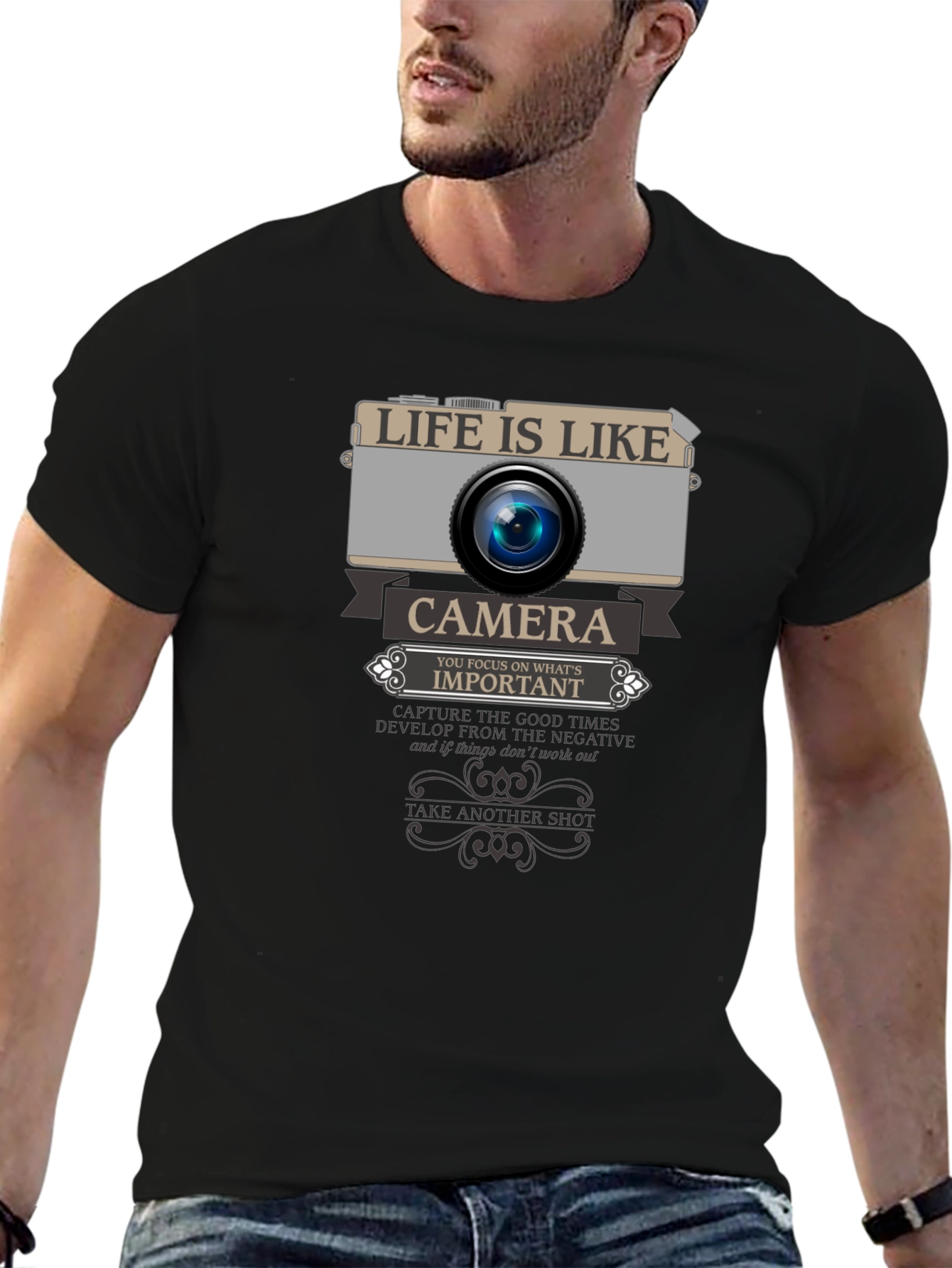 Life is Like a Camera Graphic T-Shirt