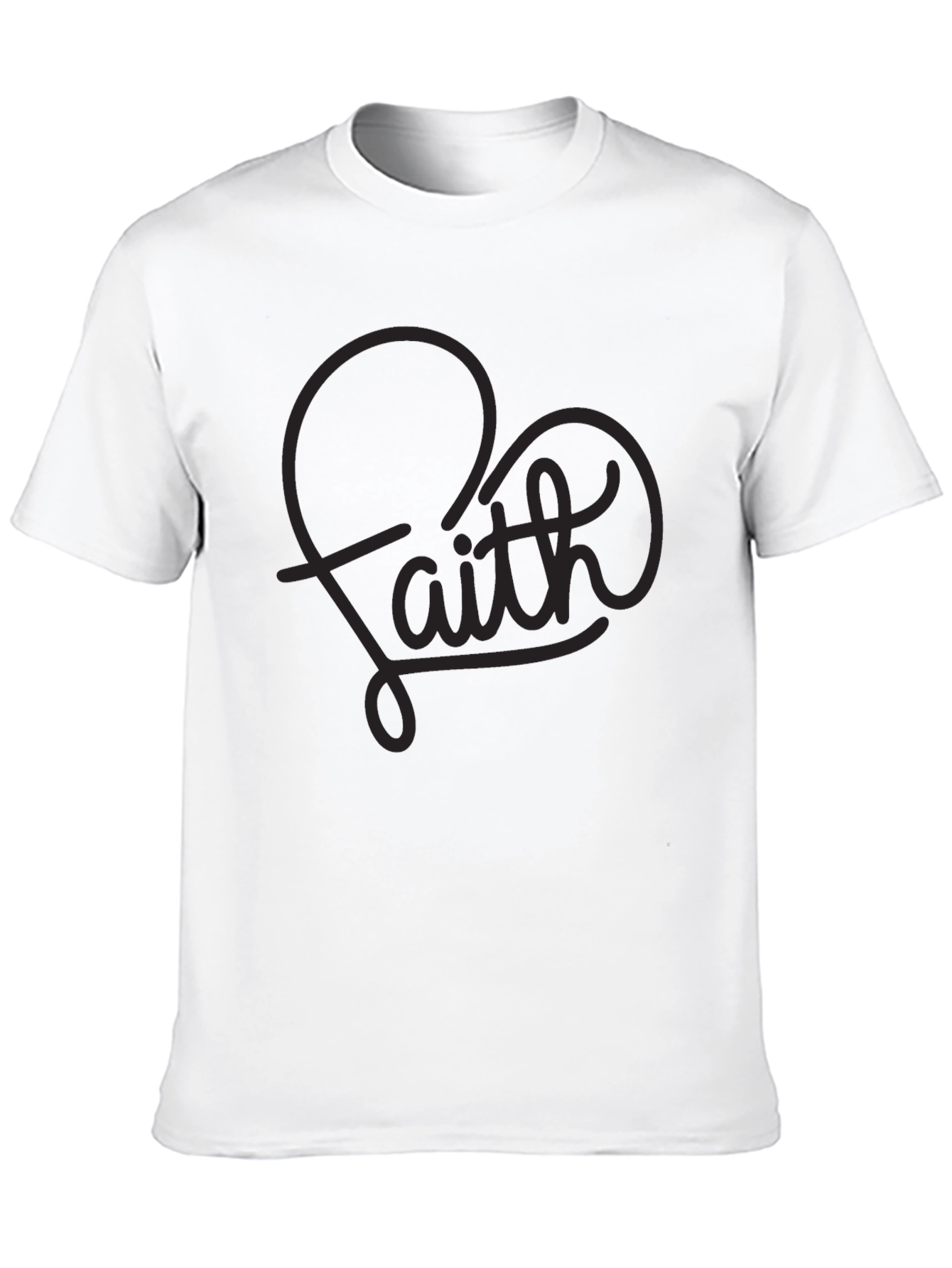 Faith Graphic Tee - Soft & Stylish Cotton Blend