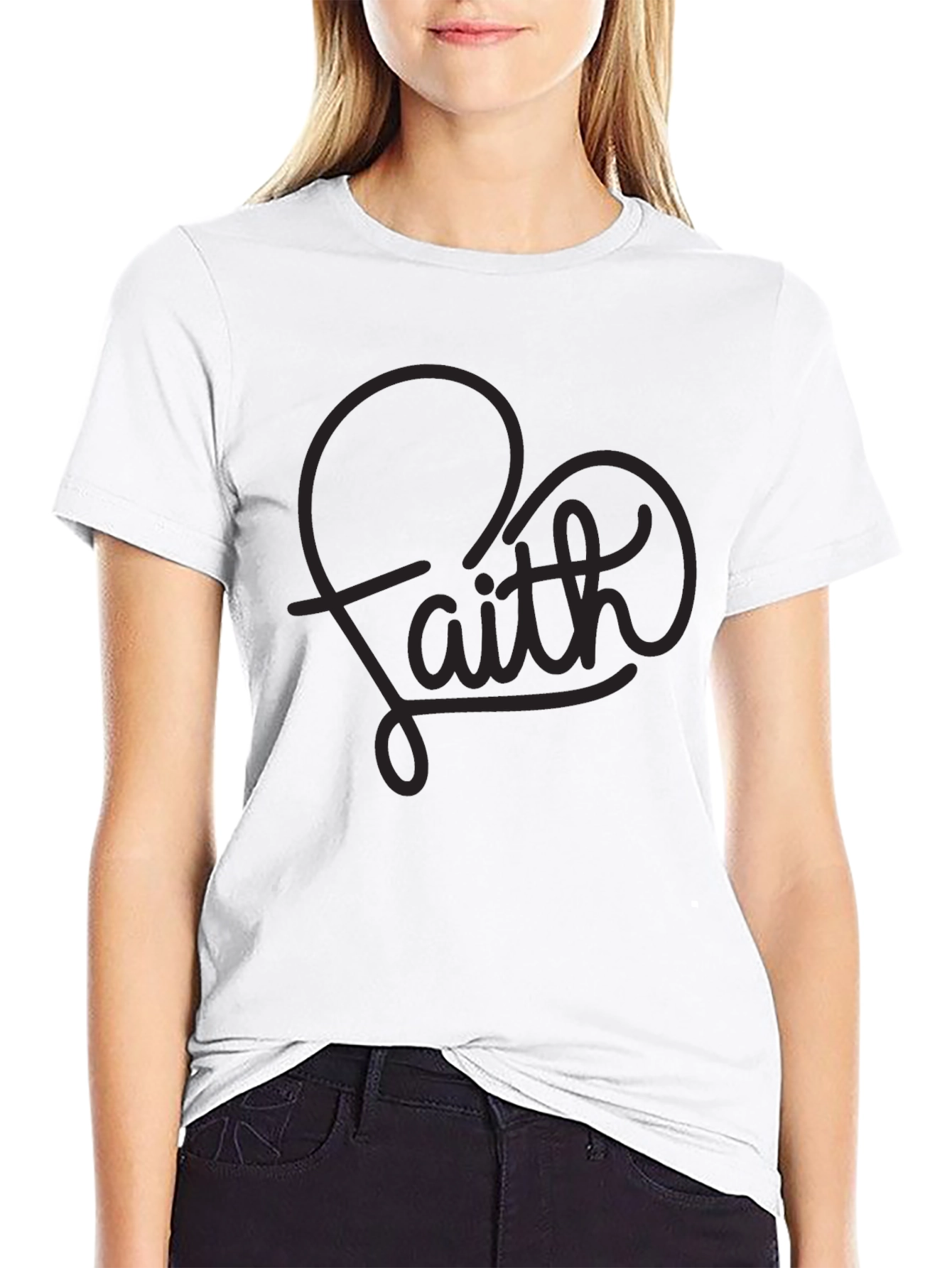 Faith Graphic Tee - Soft & Stylish Cotton Blend