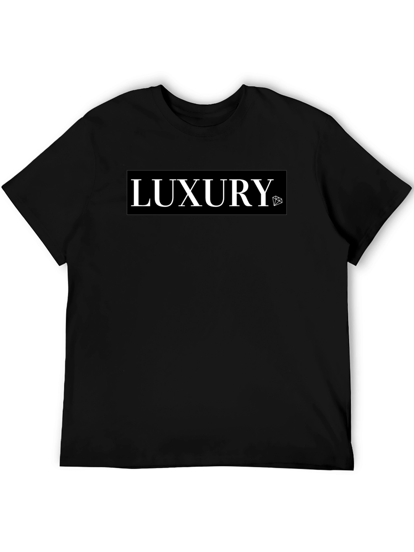 Luxury Graphic Black T-Shirt