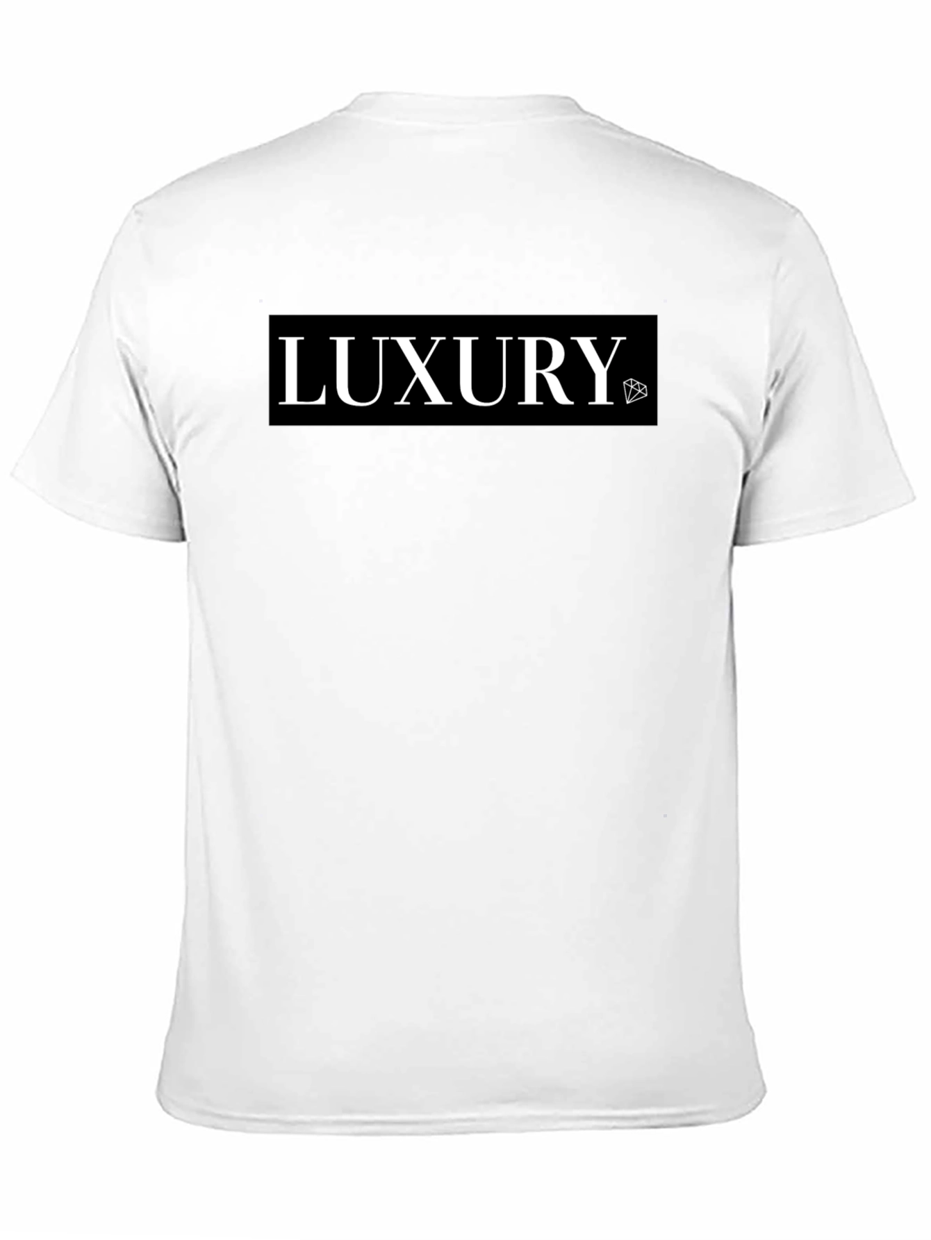 Luxury Graphic Black T-Shirt