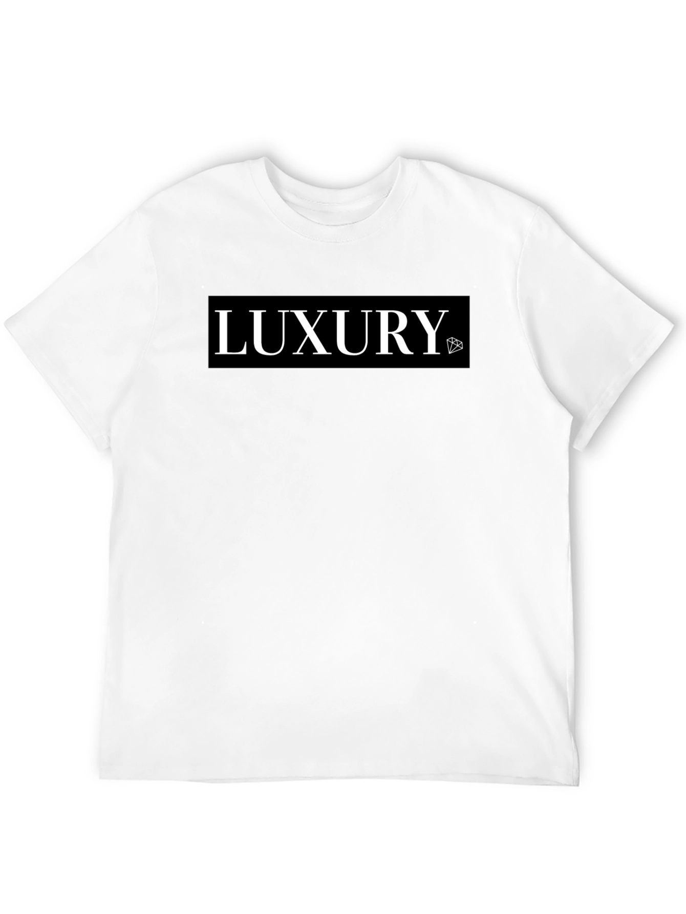 Luxury Graphic Black T-Shirt