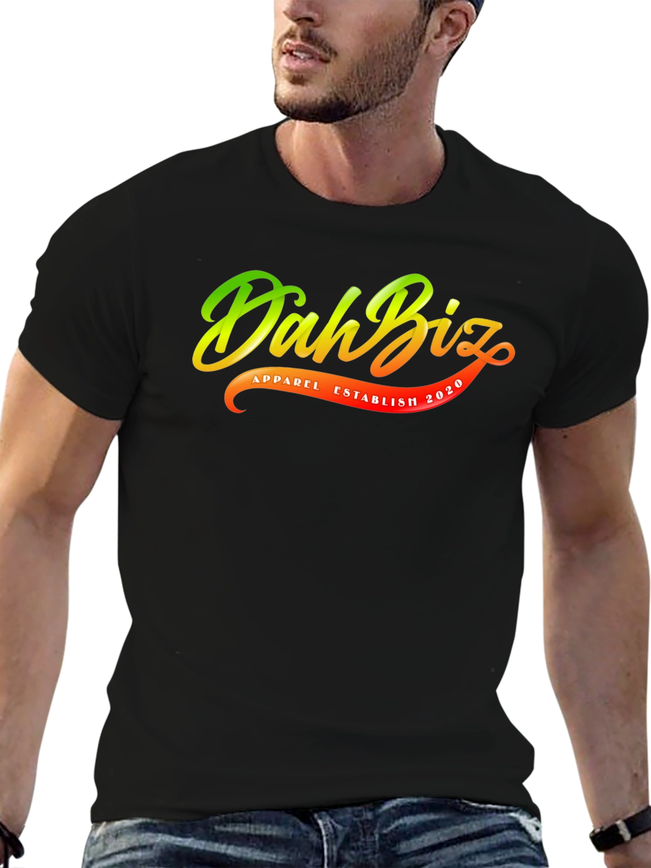 Dah Biz Apparel Black T-Shirt - Established 2020